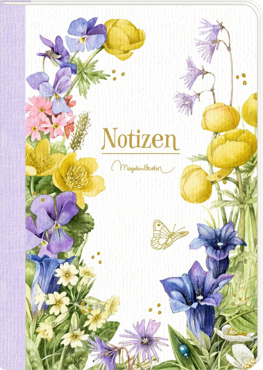 Coppenrath Notizbuch Notizhefte DIN A5 Marjolein Bastin - GartenLiebe