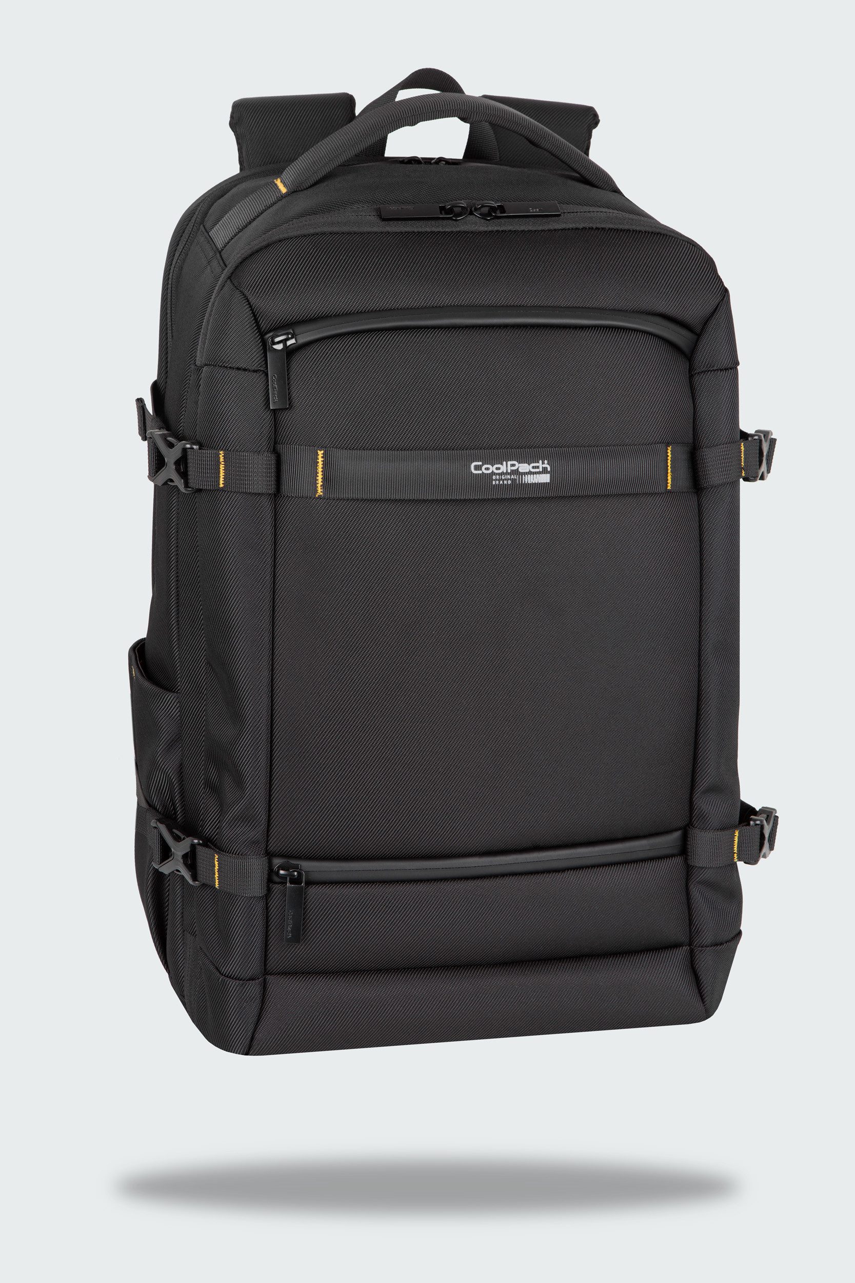 CoolPack Schulranzen Rucksack-Koffer TROG Schwarz (1 Stück), 48 x 34 x 19 cm, Reisegepäck, Freizeitrucksack