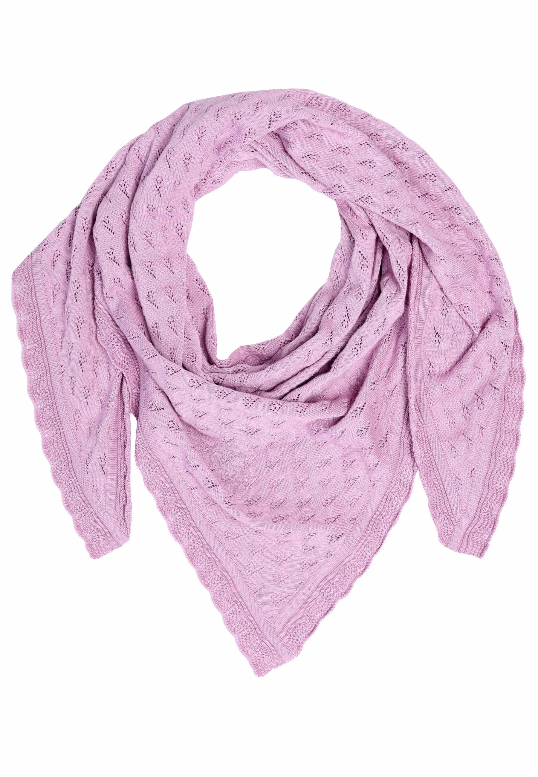 Sorgenfri Sylt Schal Lisa, Ajour-Strickdetails