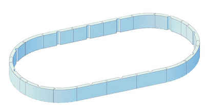 KWAD Poolwandisolierung »Pool Protector T60«, (28-St), für Ovalformbecken der Größe 610x370x135 cm