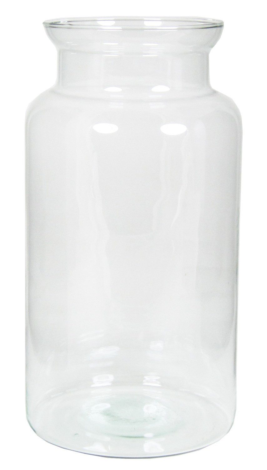 INNA-Glas Dekovase Blumenvase Karin Ocean aus Glas, klar, 35cm, Ø19cm