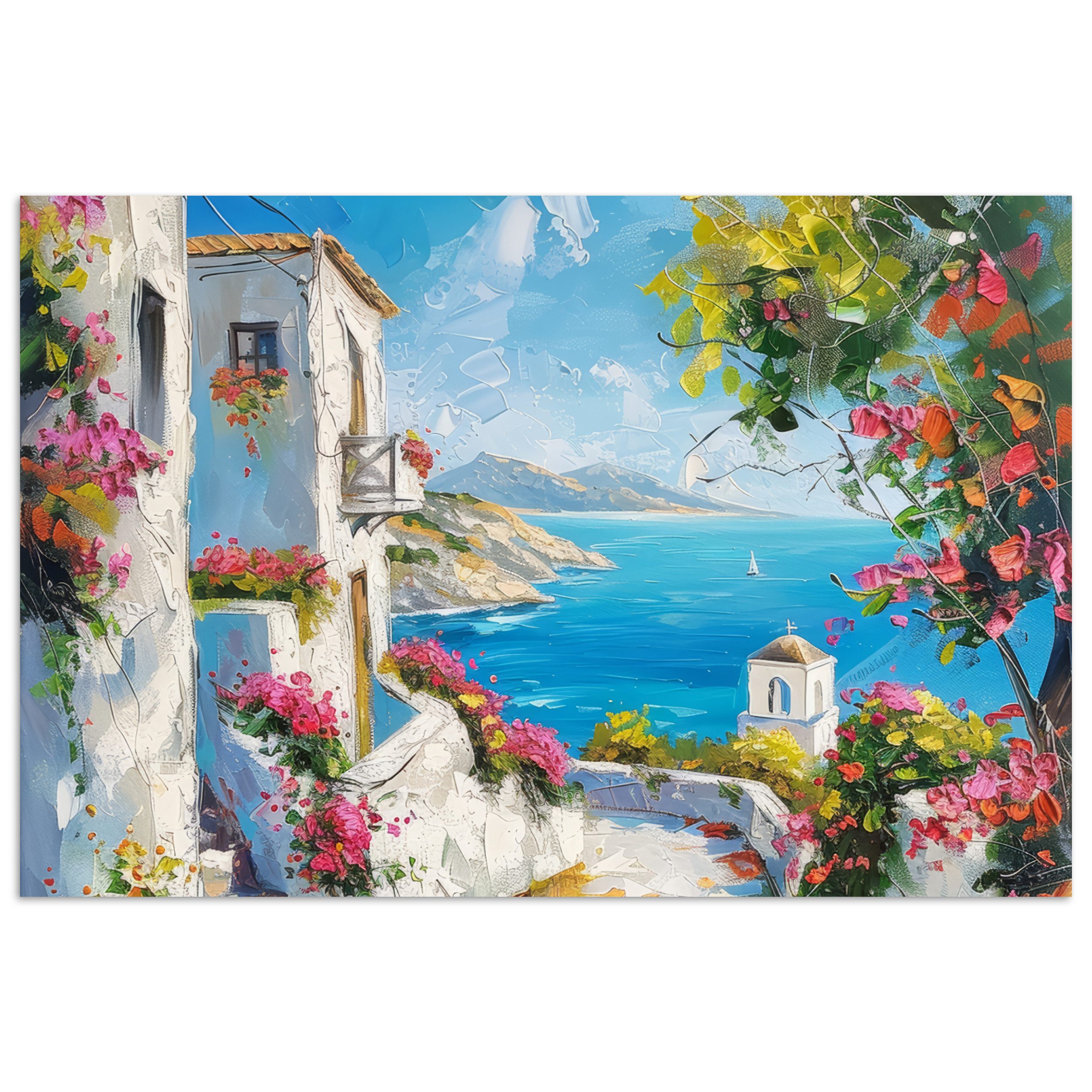 MuchoWow Poster Landschaft - Blumen - günstig online kaufen