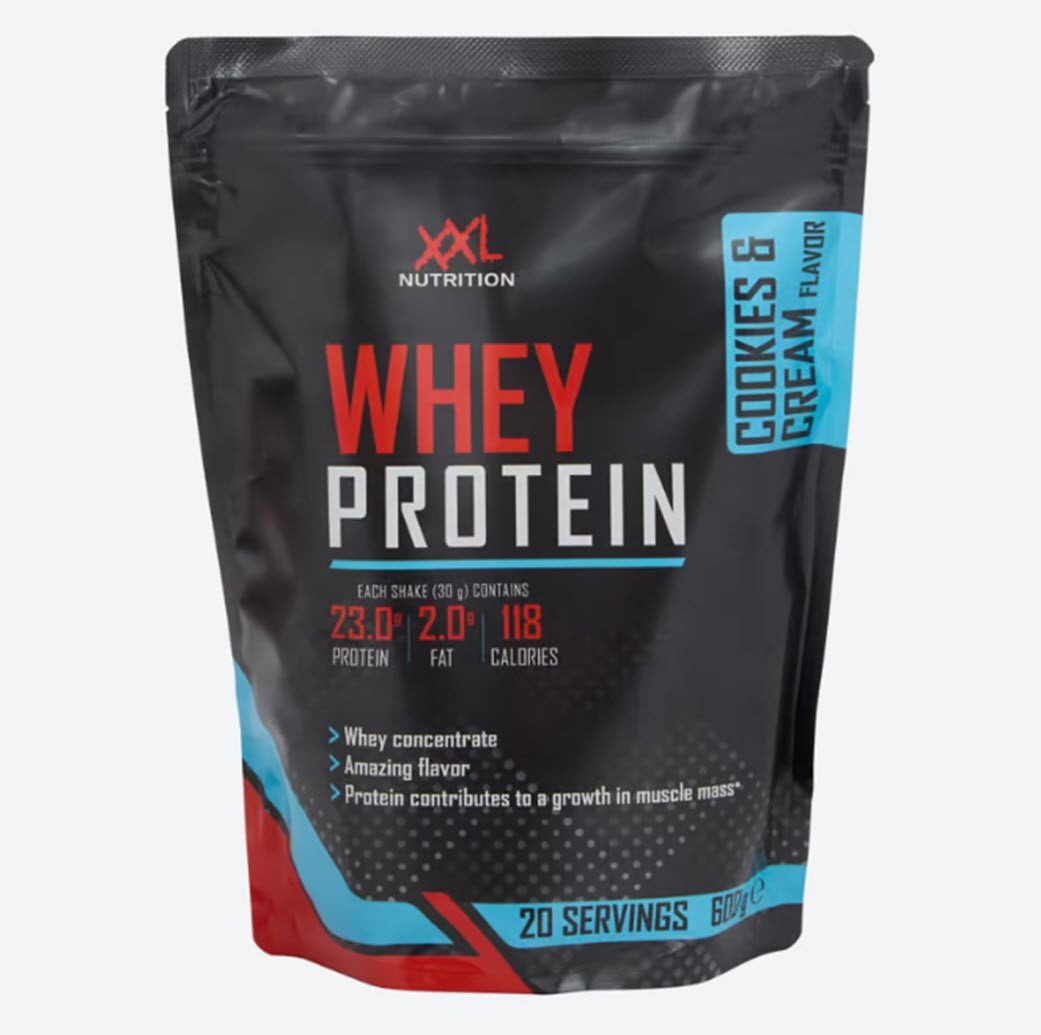 XXL Whey Protein 600 g Cookies & Cream Pulver