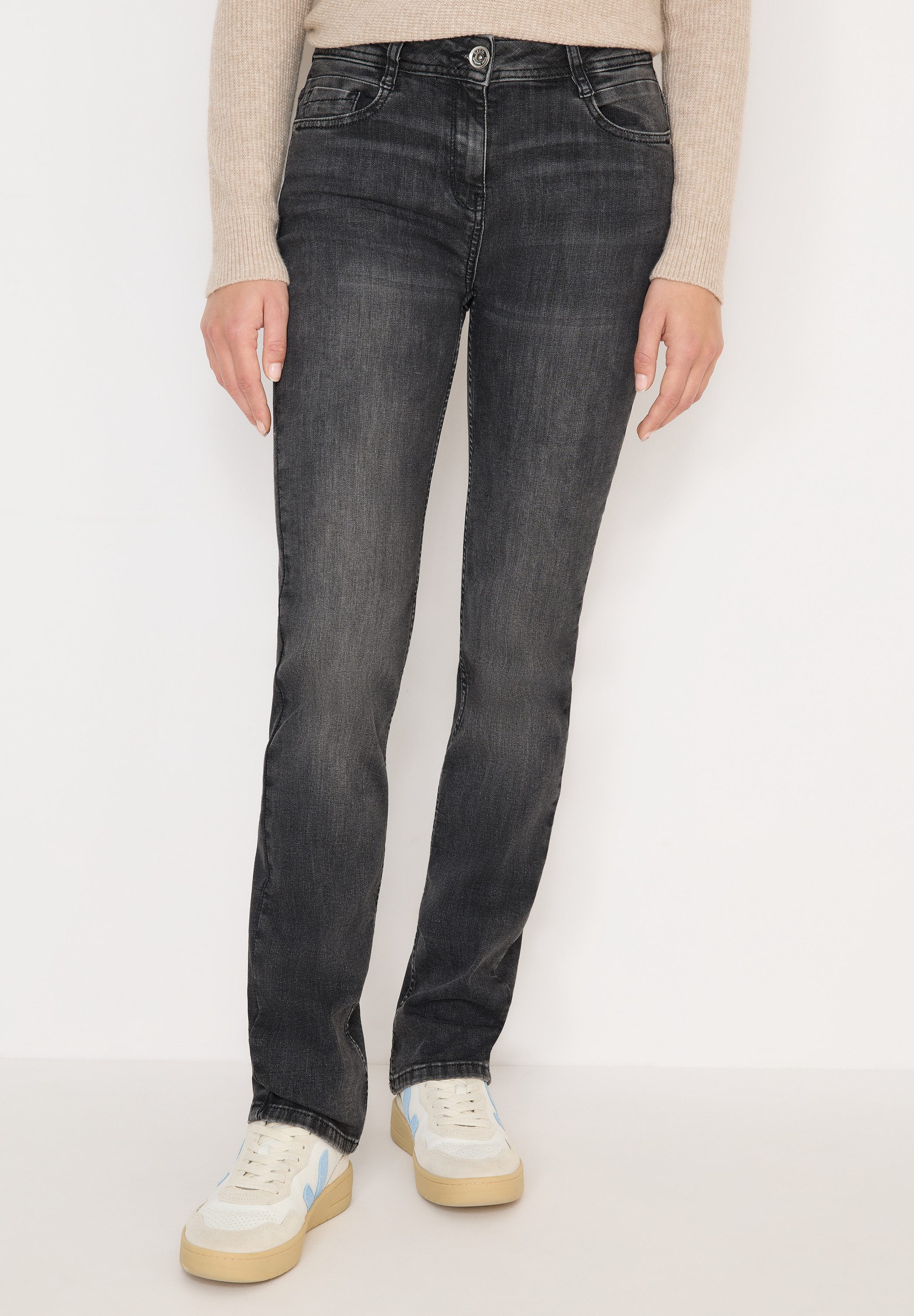 CECIL Slim-fit-Jeans High Waist