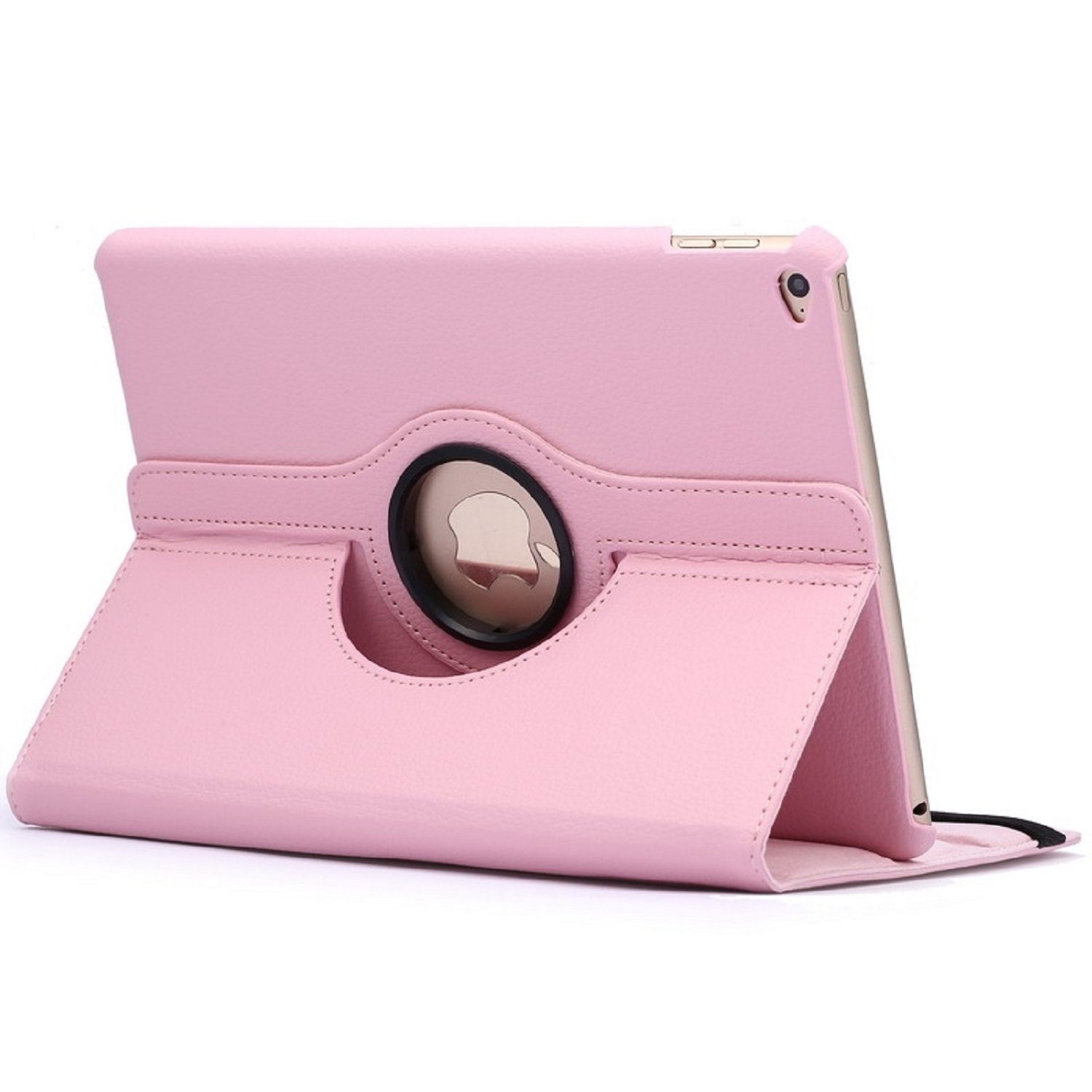 Protectorking Tablet-Hülle Schutzhülle für iPad Air Tablet Hülle Schutz  Tasche Case Cover Pink 9.7 Zoll, Tablet Schutzhülle mit Wakeup/Sleep -  Funktion, 360° Drehbar