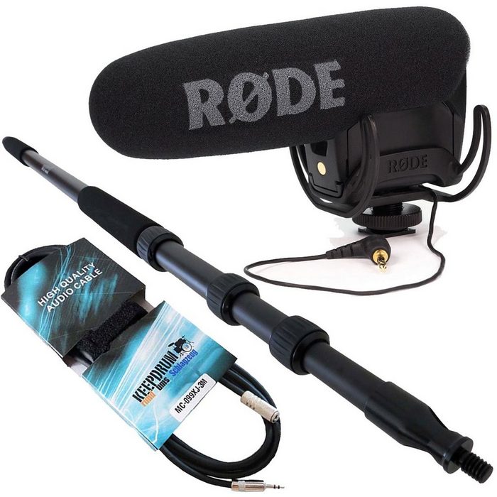 RODE Microphones Mikrofon Rode Videomic PRO Rycote + Tonangel + Kabel