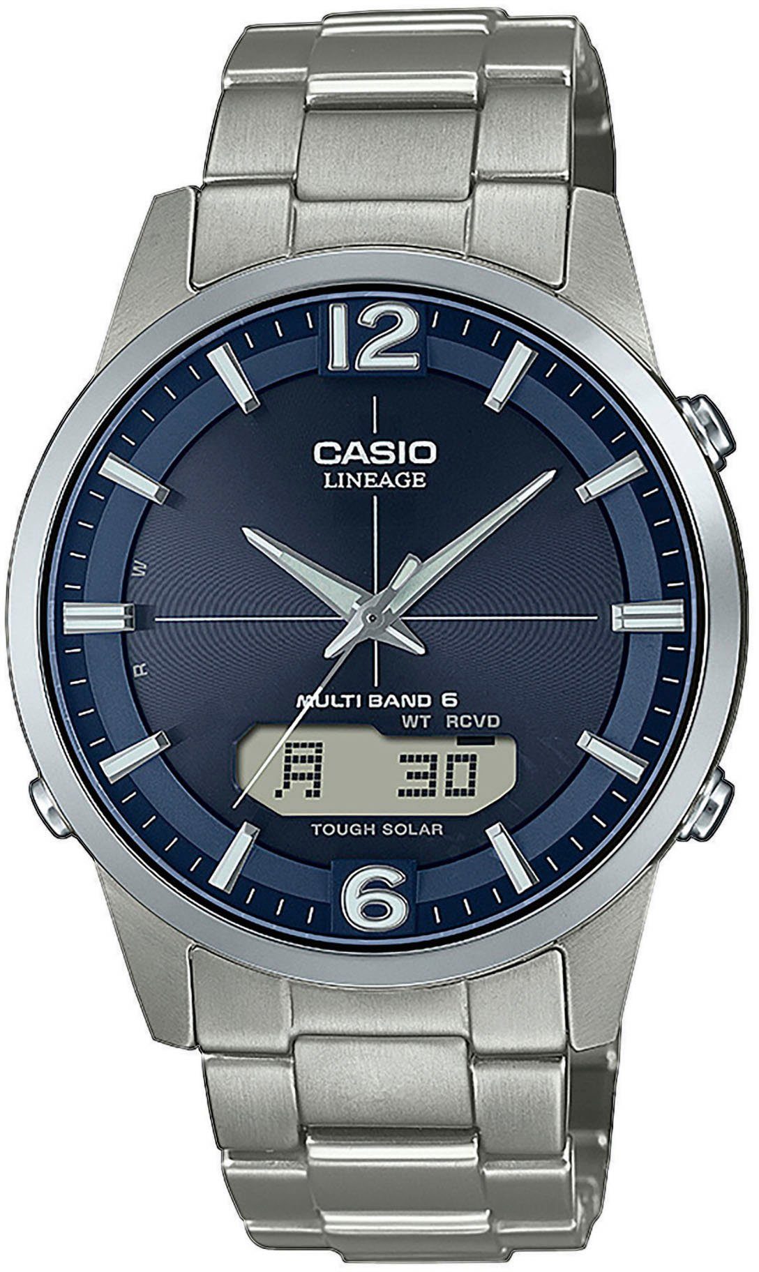 Casio Funk Funkchronograph LCW-M170TD-2AER, Solaruhr, Armbanduhr, Herren, digital, Stoppfunktion