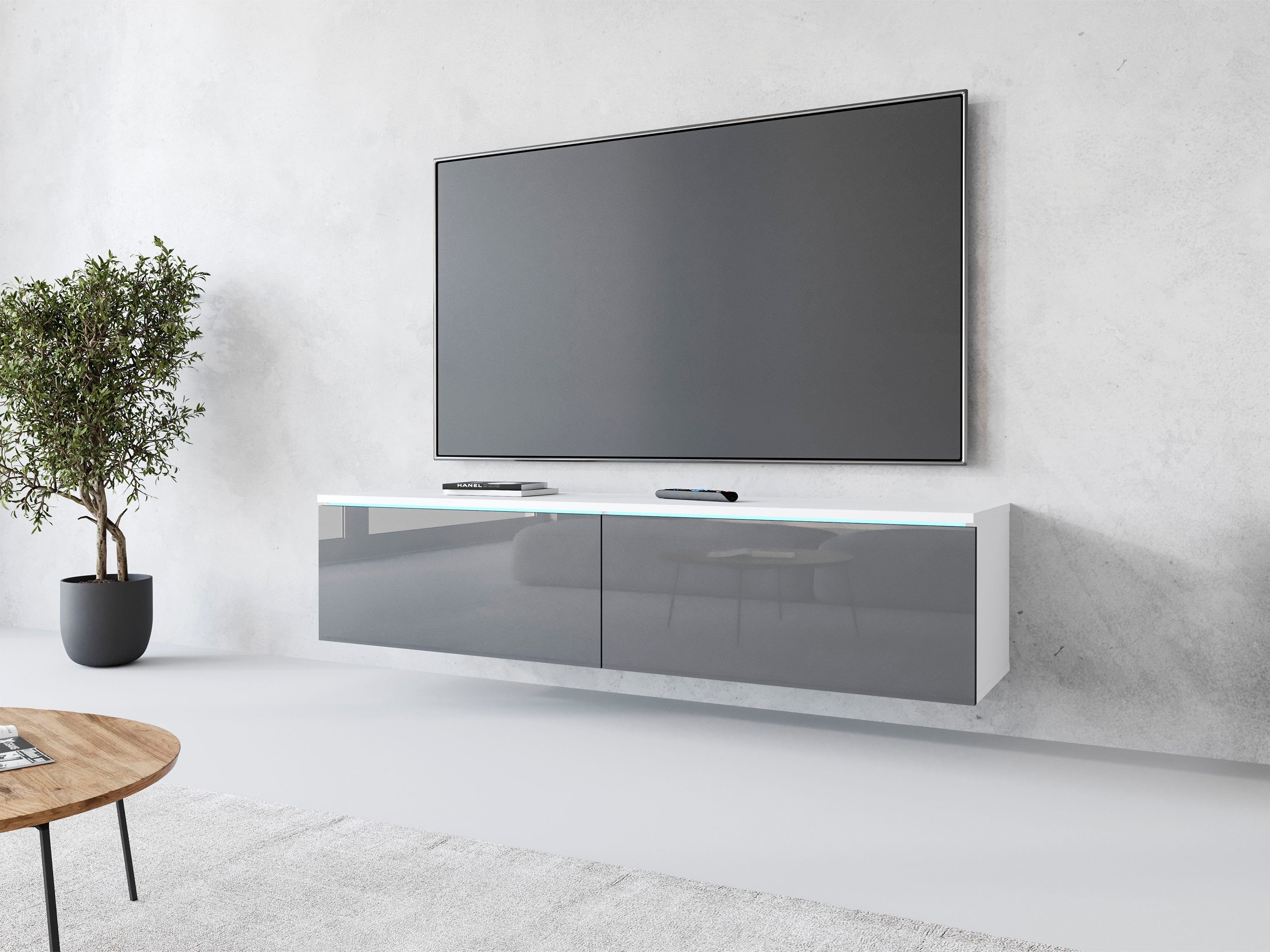 INOSIGN Lowboard "LOWBOARD D, wahlweise mit oder ohne Beleuchtung", moderne günstig online kaufen