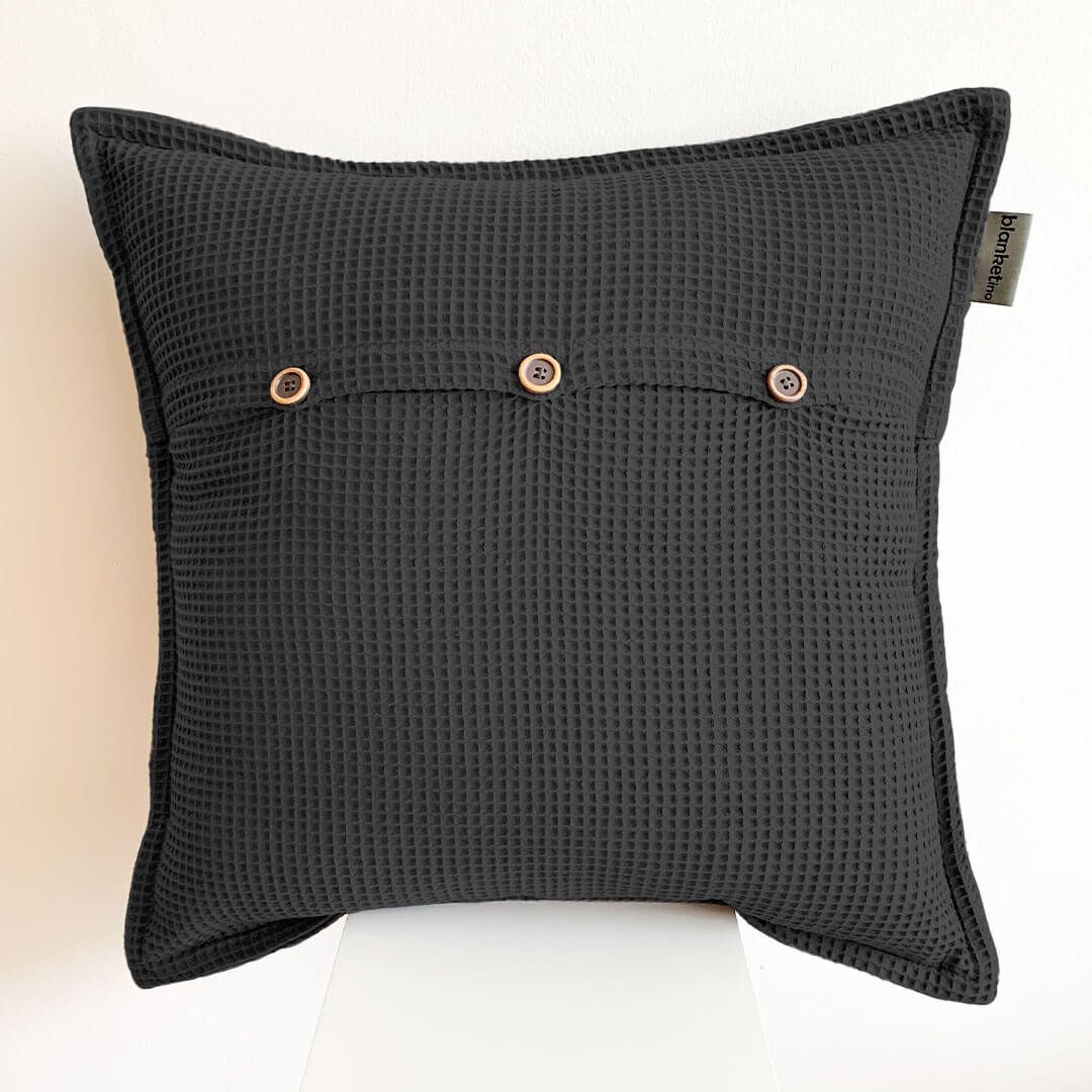 blanketino Dekokissen Kissen mit Waffelmuster, Kissenhülle günstig online kaufen