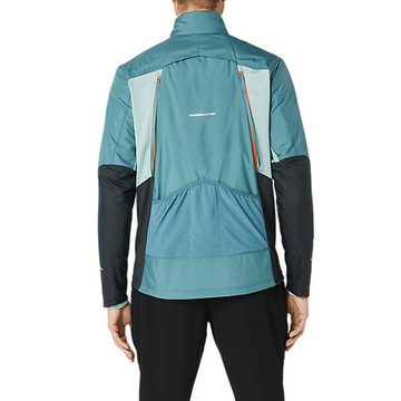 Asics Asics Winter Run Jacket Herren Foggy Teal Graphite Grey Outdoorschuh