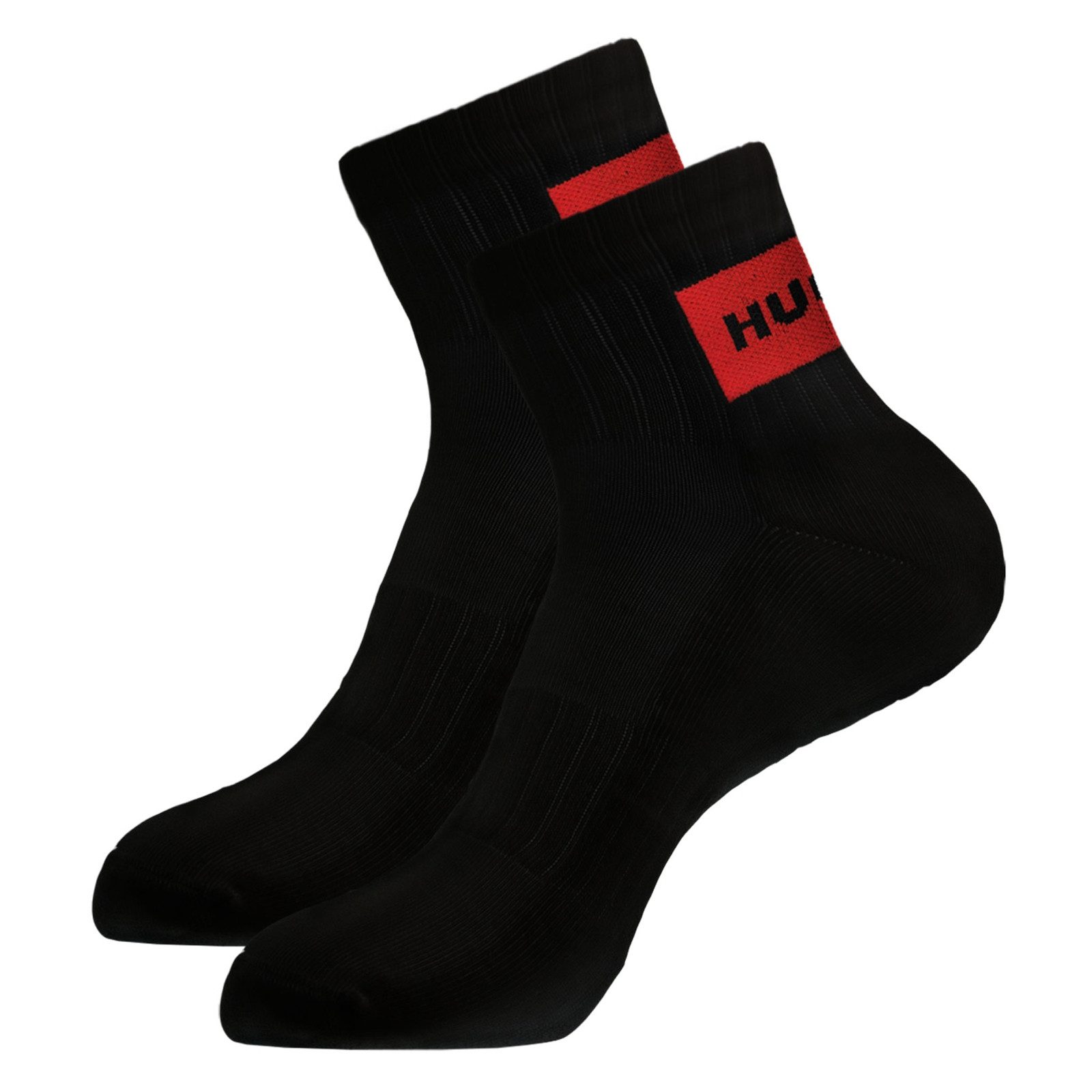 HUGO Sneakersocken 3P SH Rib Label CC (3-Paar) mit Logo-Label günstig online kaufen
