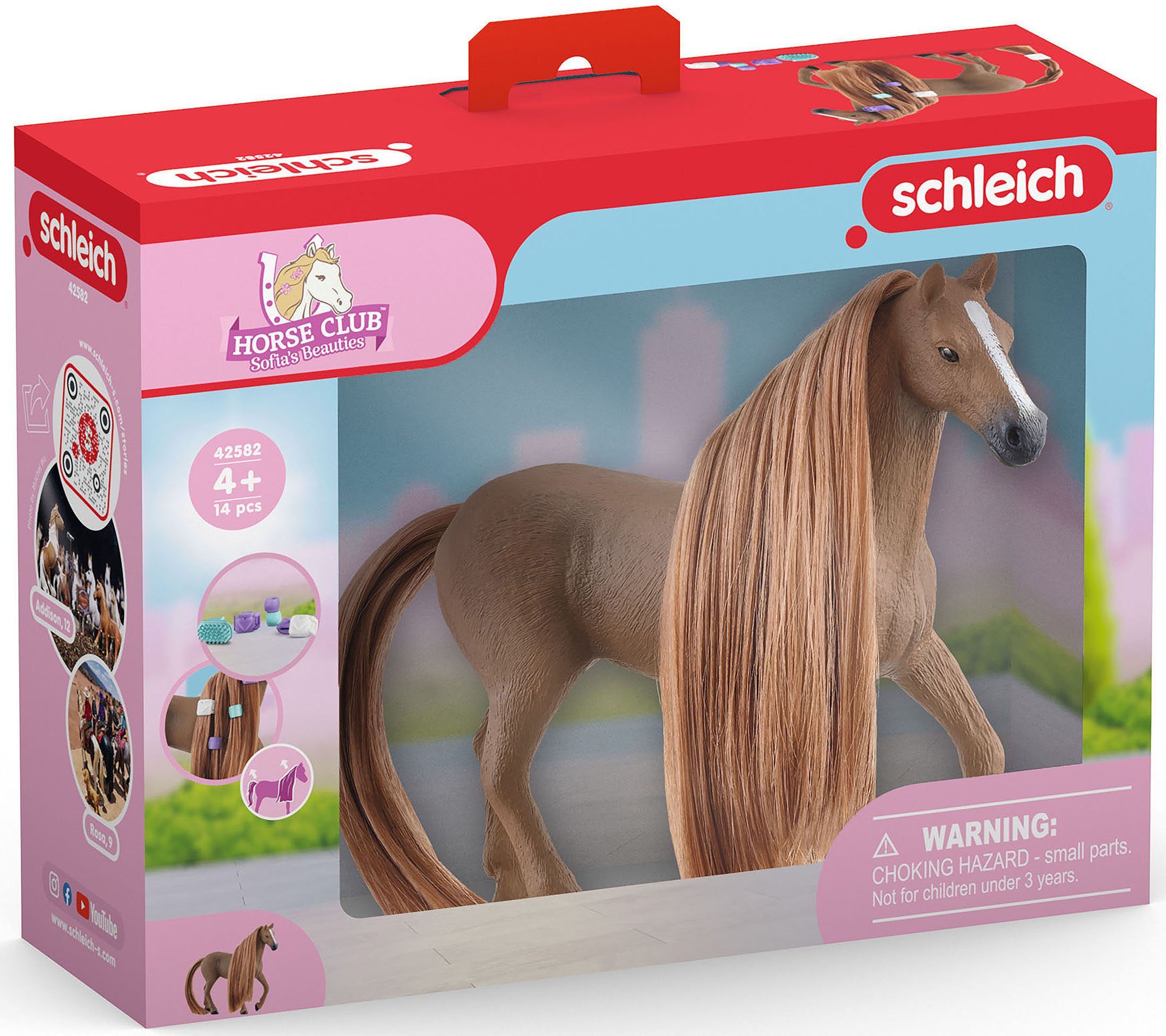 Schleich® Spielfigur HORSE Englisch Horse CLUB, Stute Vollblut Beauty (42582)