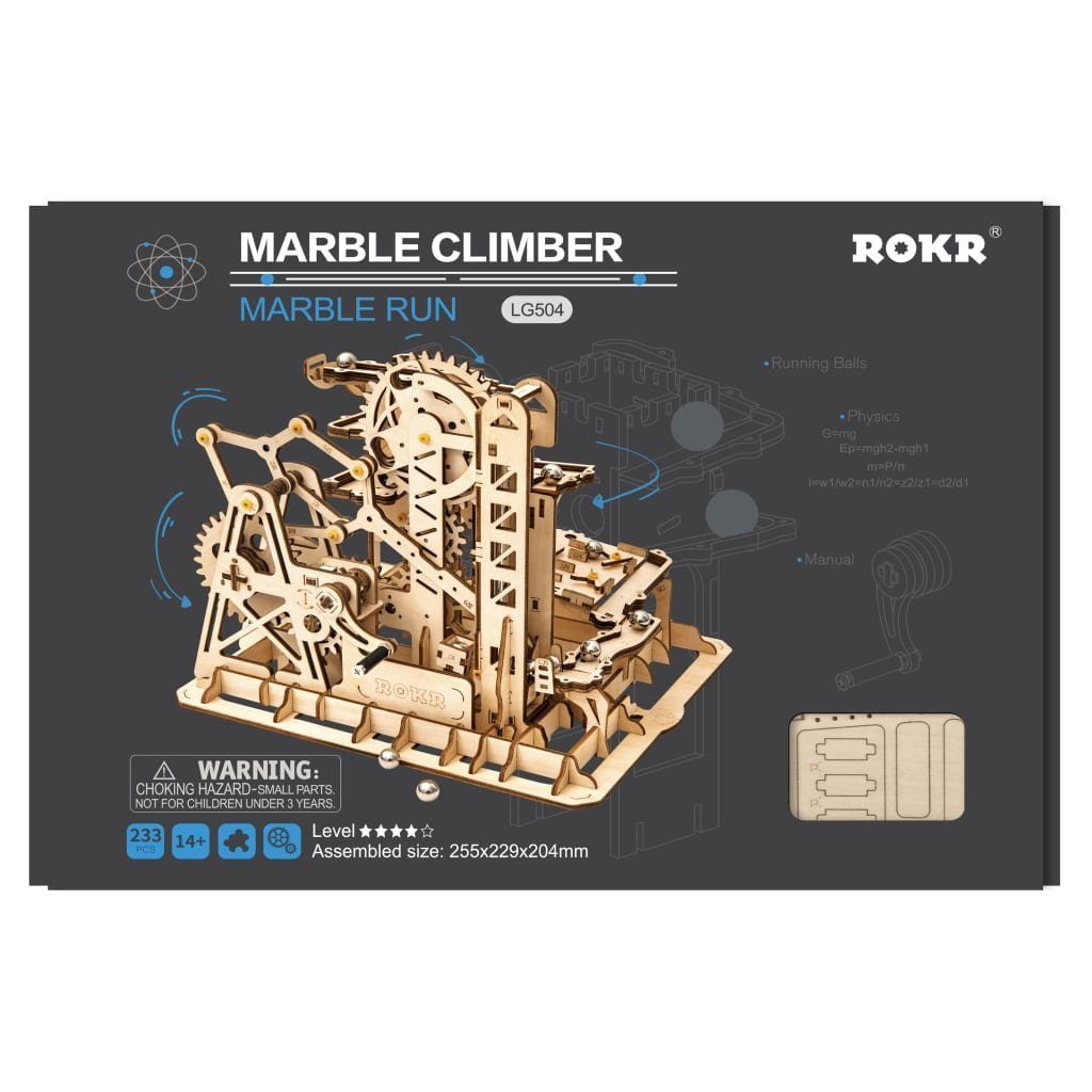 Climber Robotime Kugelbahn-Set Marble Modellbausatz