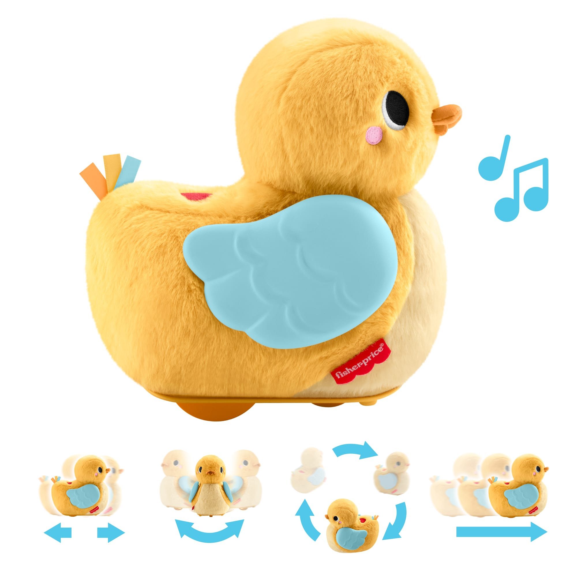 Fisher-Price® Plüschfigur 4-in-1 Knuddel- und Krabbel-Ente