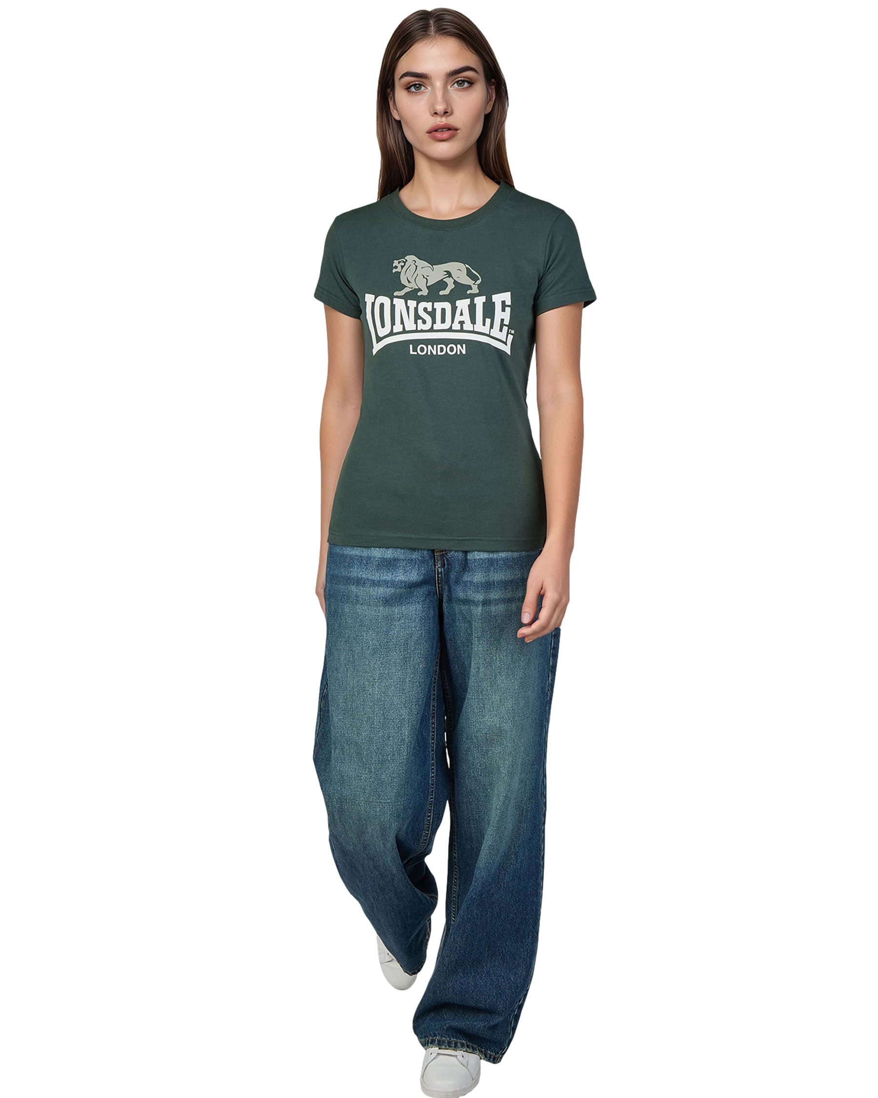 Lonsdale T-Shirt Lonsdale Damen T-Shirt Sarsden (Packung, 1er-Pack) aus Bau günstig online kaufen