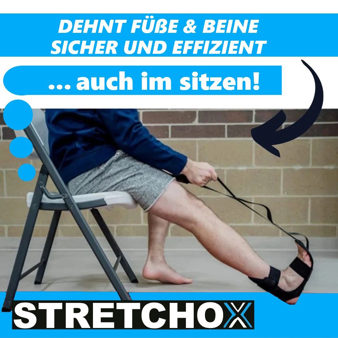 Belt Band Gurt, Dehnung Yoga Premium Bänderdehnung Stretching MAVURA Stretchband Fuß Bein Stretch Fitness Beintraining STRETCHOX