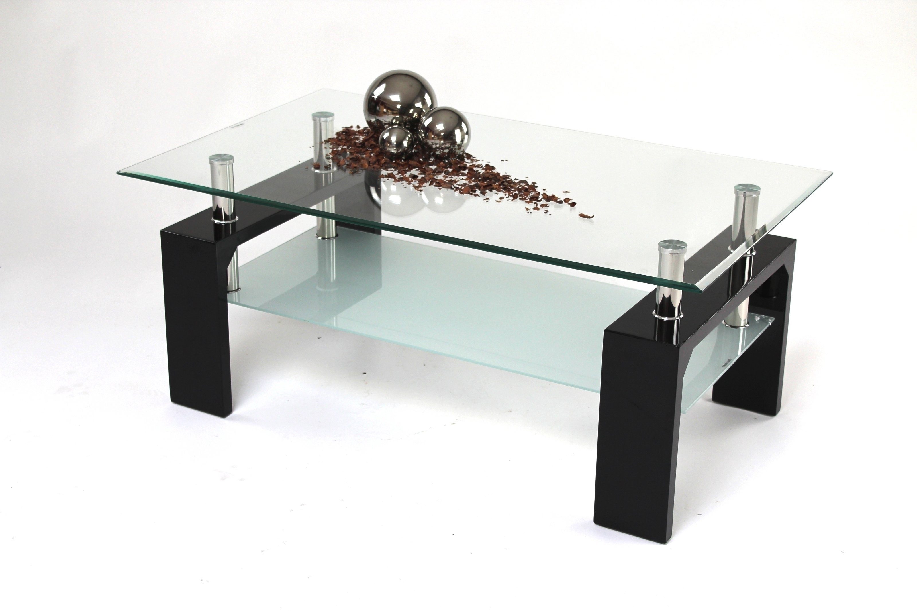 freiraum Couchtisch 126/302-05, in Klarglas, Glas - 100x60cm (BxH)