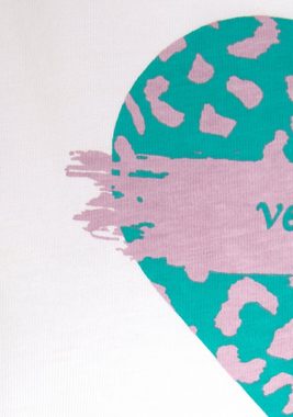 Venice Beach Kurzarmshirt mit Frontprint