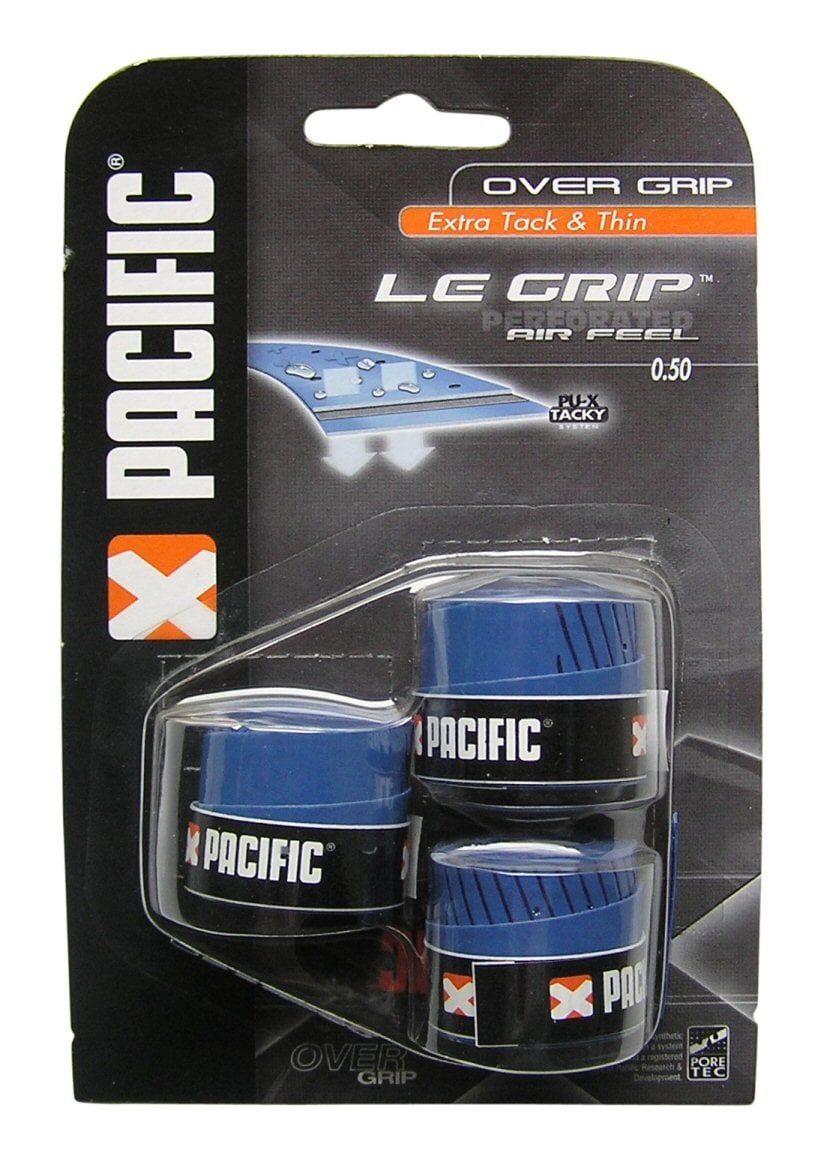 Pacific Griffband Overgrip Le Grip Airfeel 0.5mm blau 3er