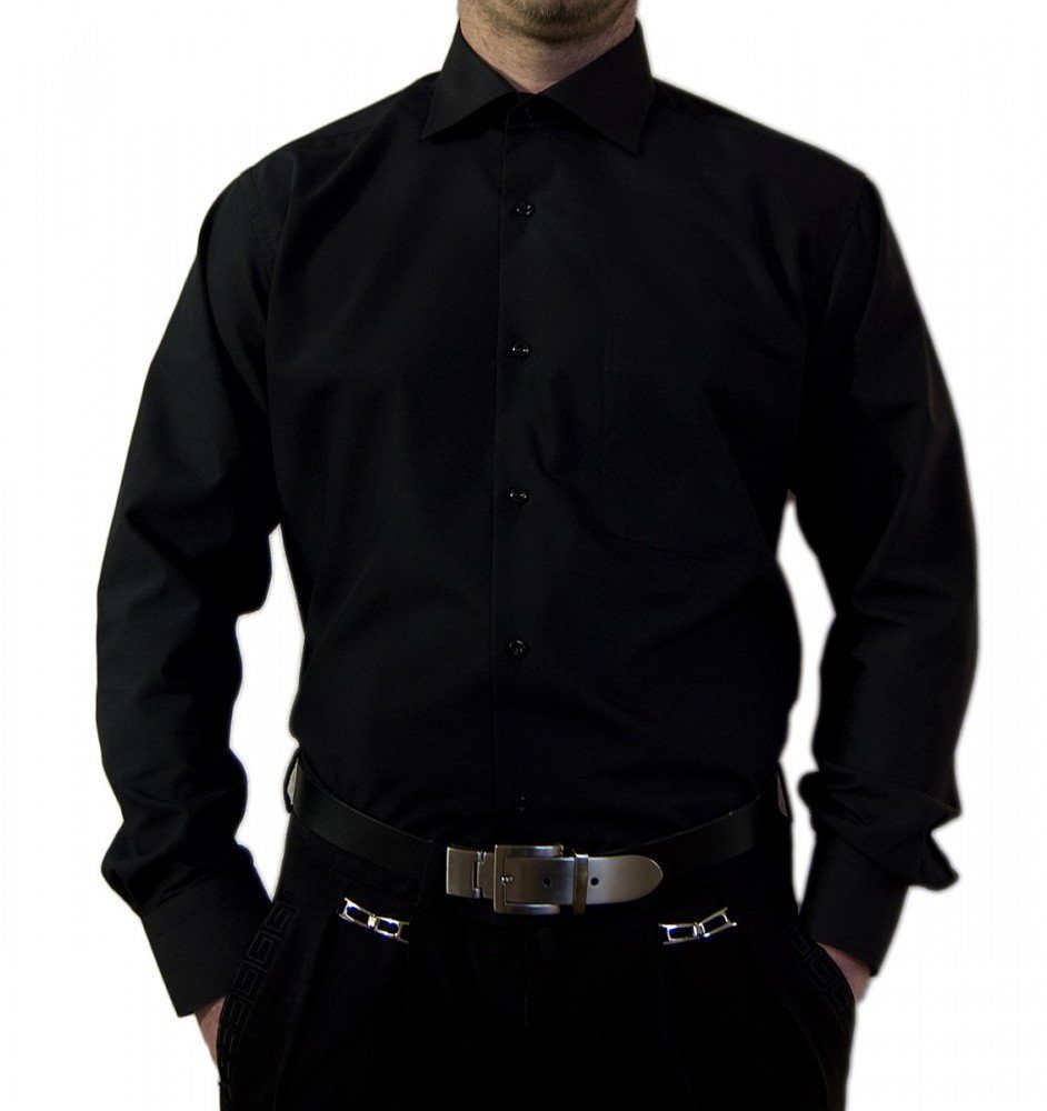 Tonelli Businesshemd Designer Herren Hemd klassischer Kragen K11 Bügelleicht, Pflegeleicht, Alle Jahreszeiten