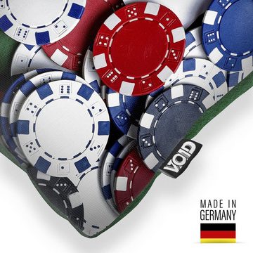 Kissenbezug, VOID (1 Stück), Casino Chips Roulette Poker casino chips poker glücksspiel chips spie