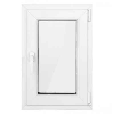 SN Deco Kellerfenster »Kellerfenster 1 Flügel 600x900 Dreh-Kipp 2-fach Verglasung weiß 70 mm Profil«, RC2 Sicherheitsbeschlag
