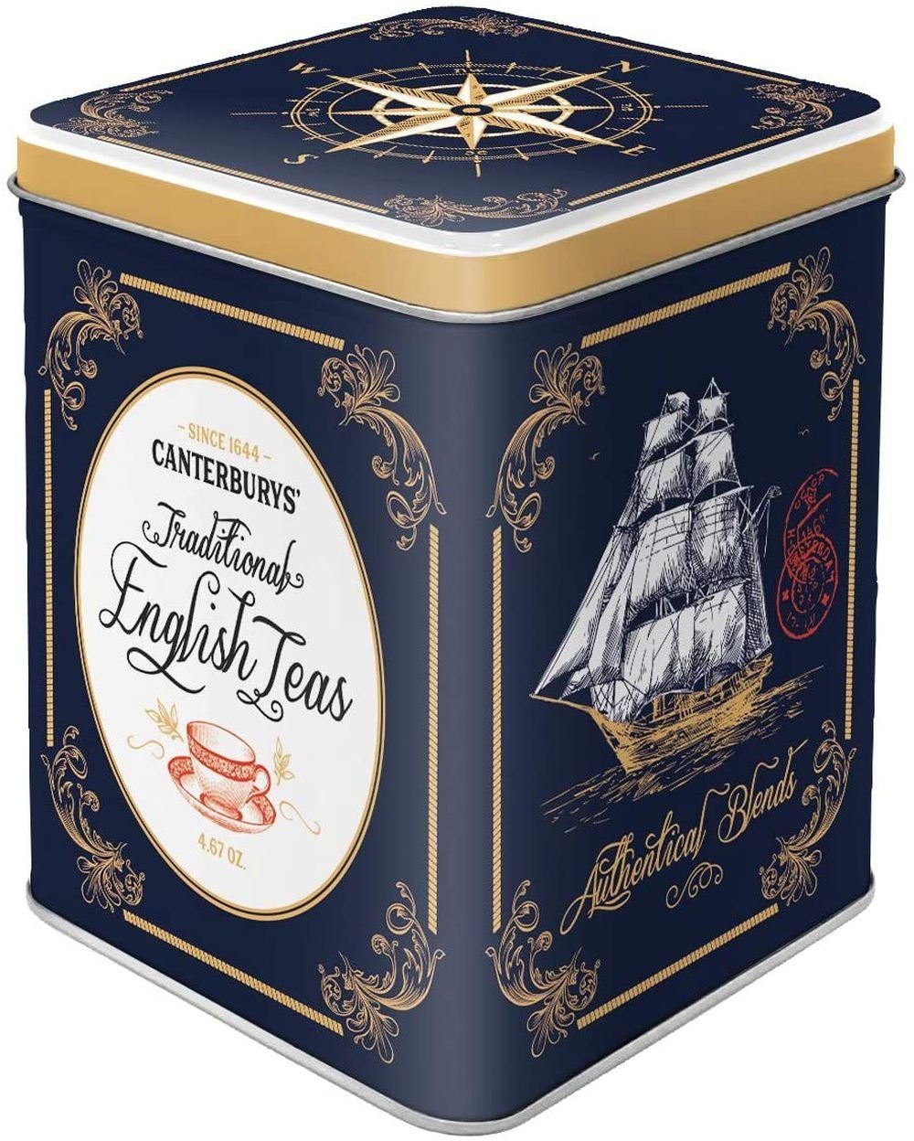Teedose Teedose Vorratsdose Gewürzdose - Traditional English Teas