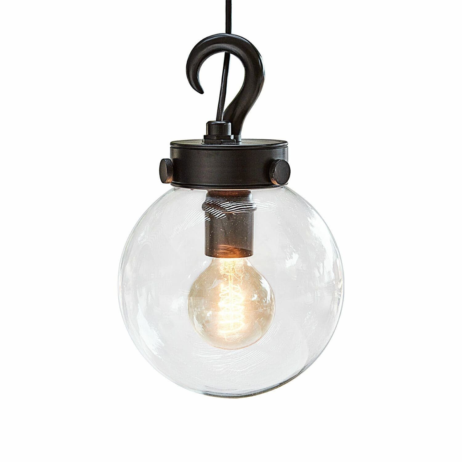 Mirabeau LED-Leuchte Gartenlampe Marey schwarz/klar