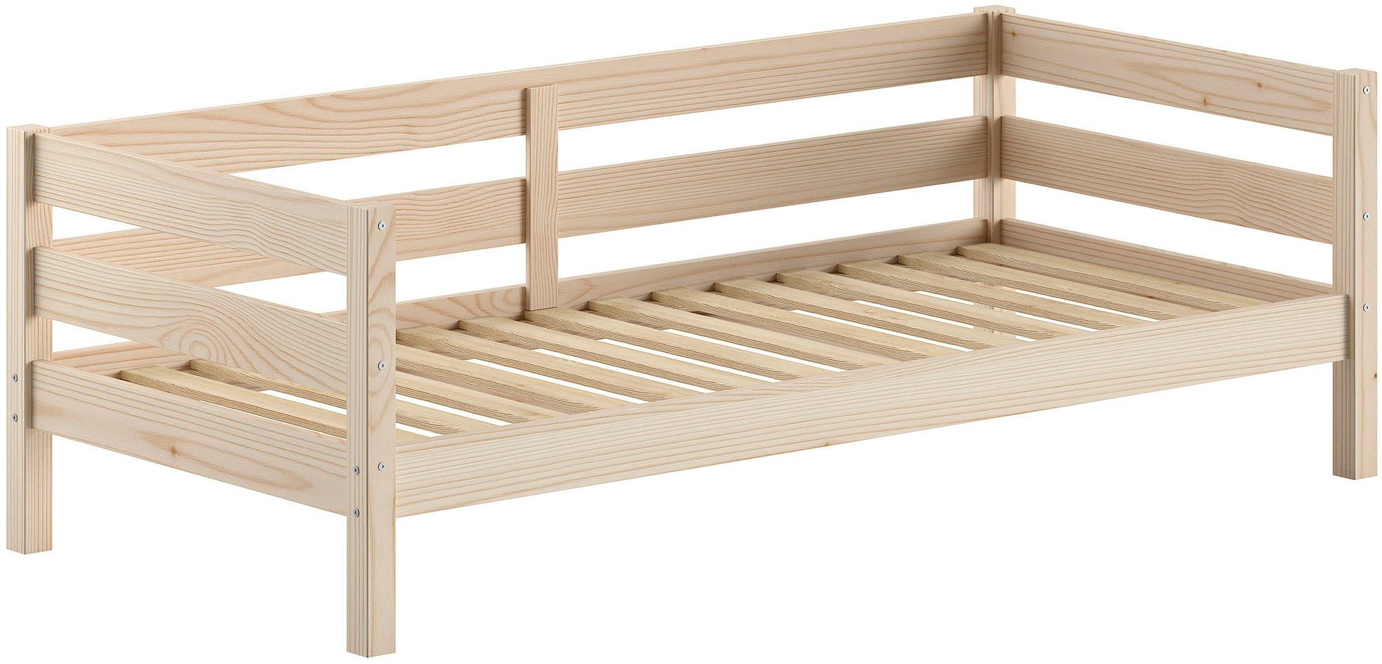 Vipack Daybett Margrit, mit zeitlosem Design universell einsetzbar, stabiles Massivholzbett, wahlweise in 2 Farben erhältlich