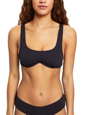 Esprit Bügel-Bikini-Top Strukturiertes Bikinitop mit Flexiwire-Bügel