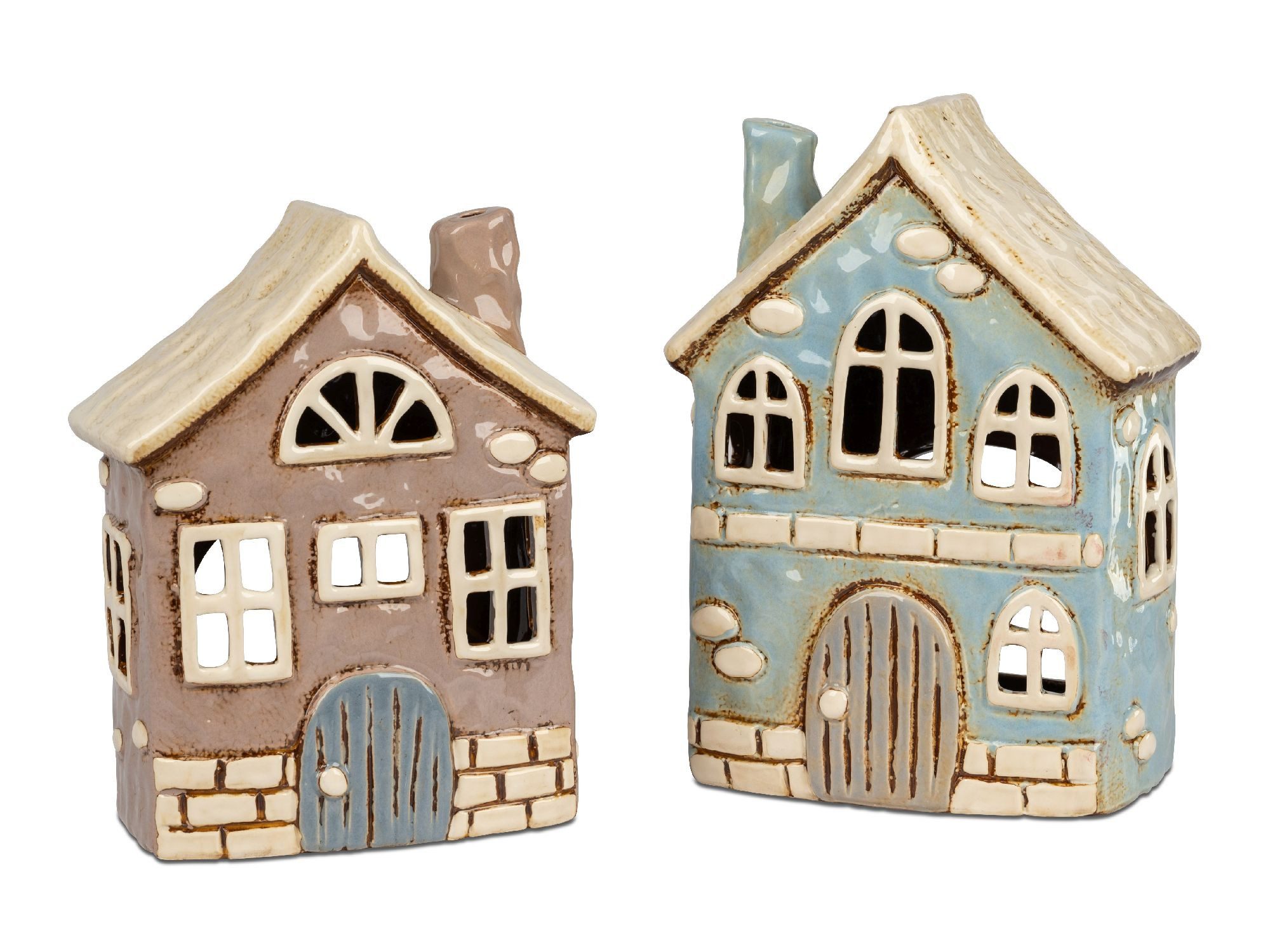 formano Teelichthalter, Farbe: Braun, Motiv: Haus günstig online kaufen