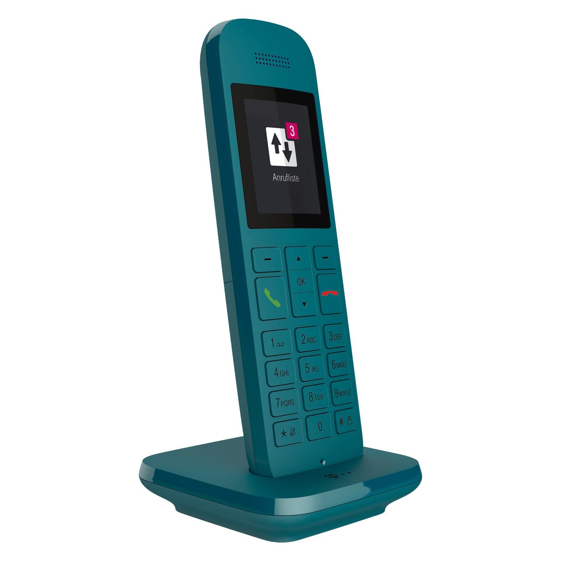 Telekom Speedphone 12 DECT-Telefon (Mobilteile: 1, mit HD Voice, Multifunktionstaste 5 cm Farbdisplay)