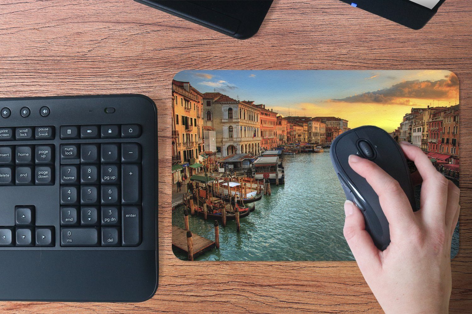 MuchoWow Mauspad (1-St), Mouse pad, Gaming Deko, PC Zubehör, 27x18 cm