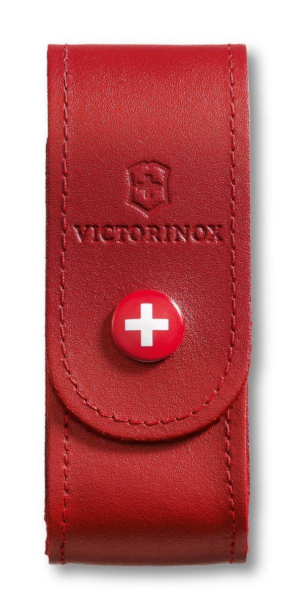 Victorinox Taschenmesser Gürteletui Leder, rot 4.0520.1