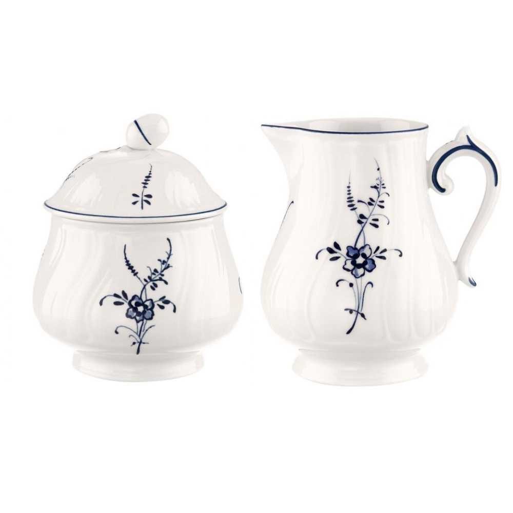 Villeroy & Boch Zuckerdose Vieux Luxembourg, Porzellan, Spülmaschinengeeignet