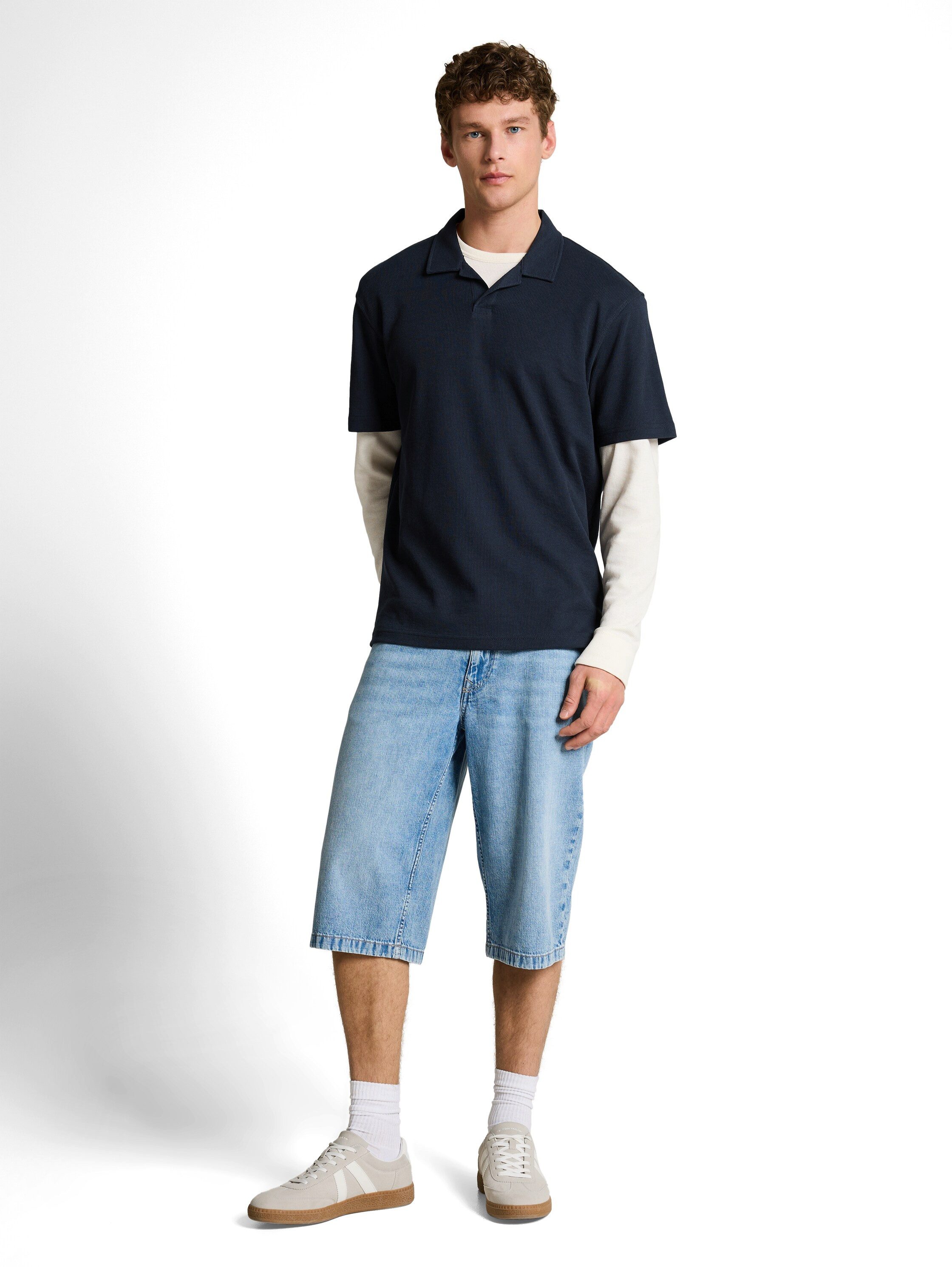 TOM TAILOR Denim Poloshirt mit Polo Kragen – Bild 4 von 5