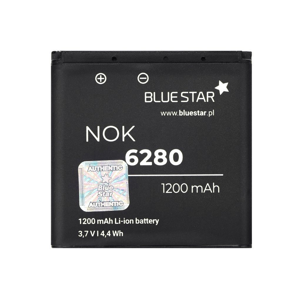 BlueStar Bluestar Akku Ersatz kompatibel mit Nokia 3250 / 6151 / 6233 / 6280 / 9300 1200 mAh Austausch Batterie Accu Nokia BL-6M Smartphone-Akku