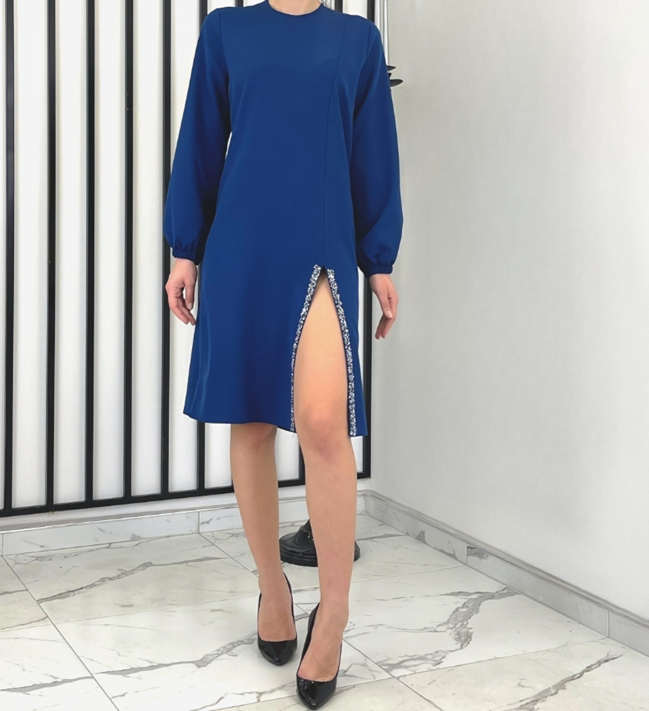 fashionshowcase Longtunika Damen Kleid Kleid mit günstig online kaufen