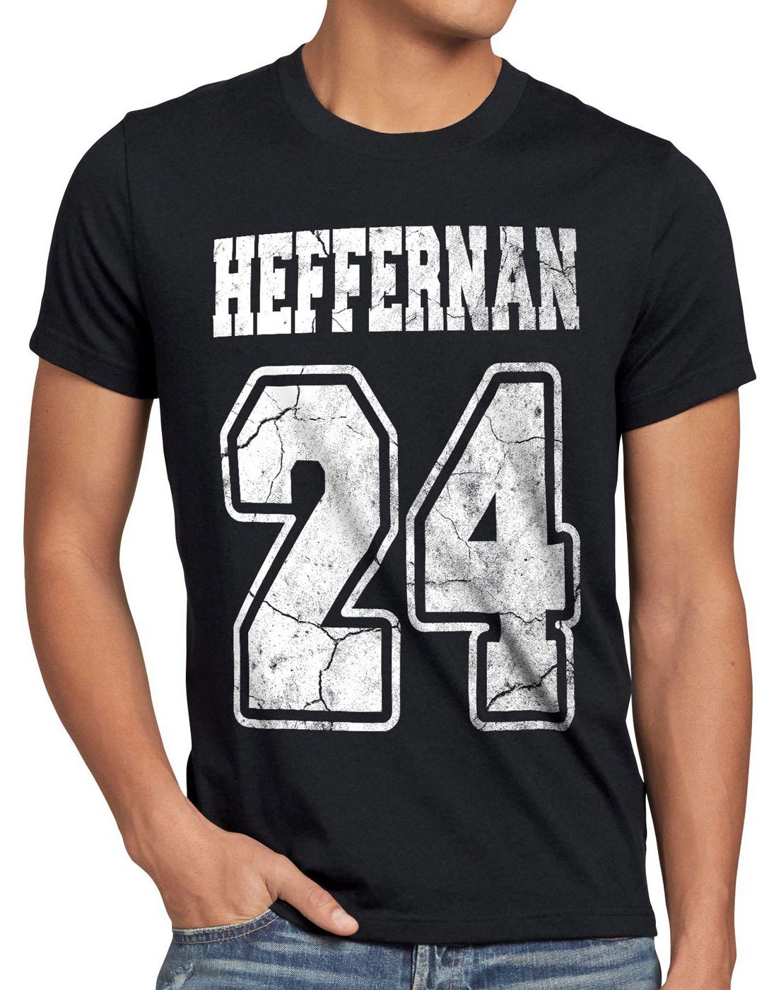style3 Print-Shirt king Herren queens spooner T-Shirt of Heffernan schwarz doug coopers sitcom IPS the 24