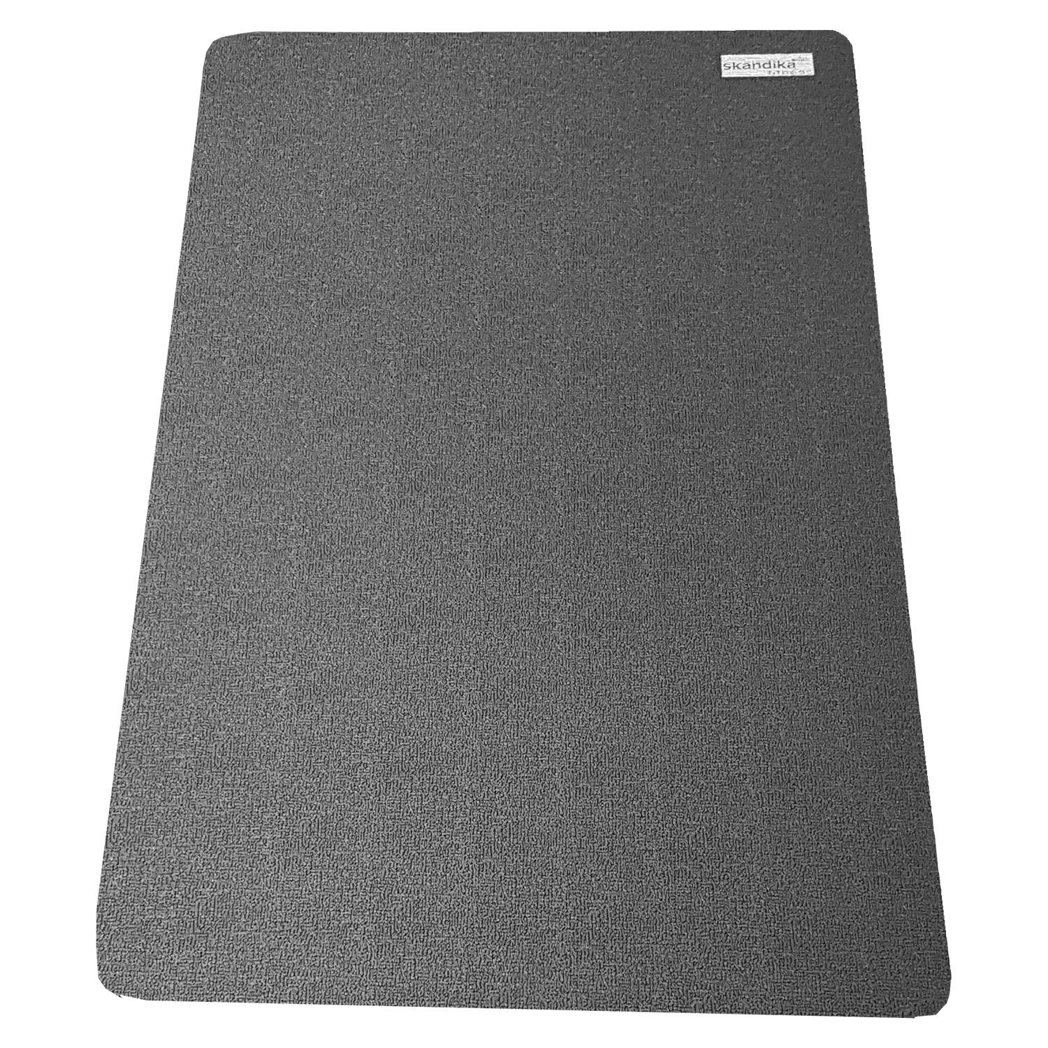 Skandika Fitnessmatte Bodenschutzmatte 120 x 60 cm (Für Laufbänder, Crosstrainer, Liegeergometer, Speedbikes, Rudergeräte, Trainingsbänke, Vibrationsplatten, schallisolierend, schmutzabweisend), Made in Germany, Multifunktionsmatte
