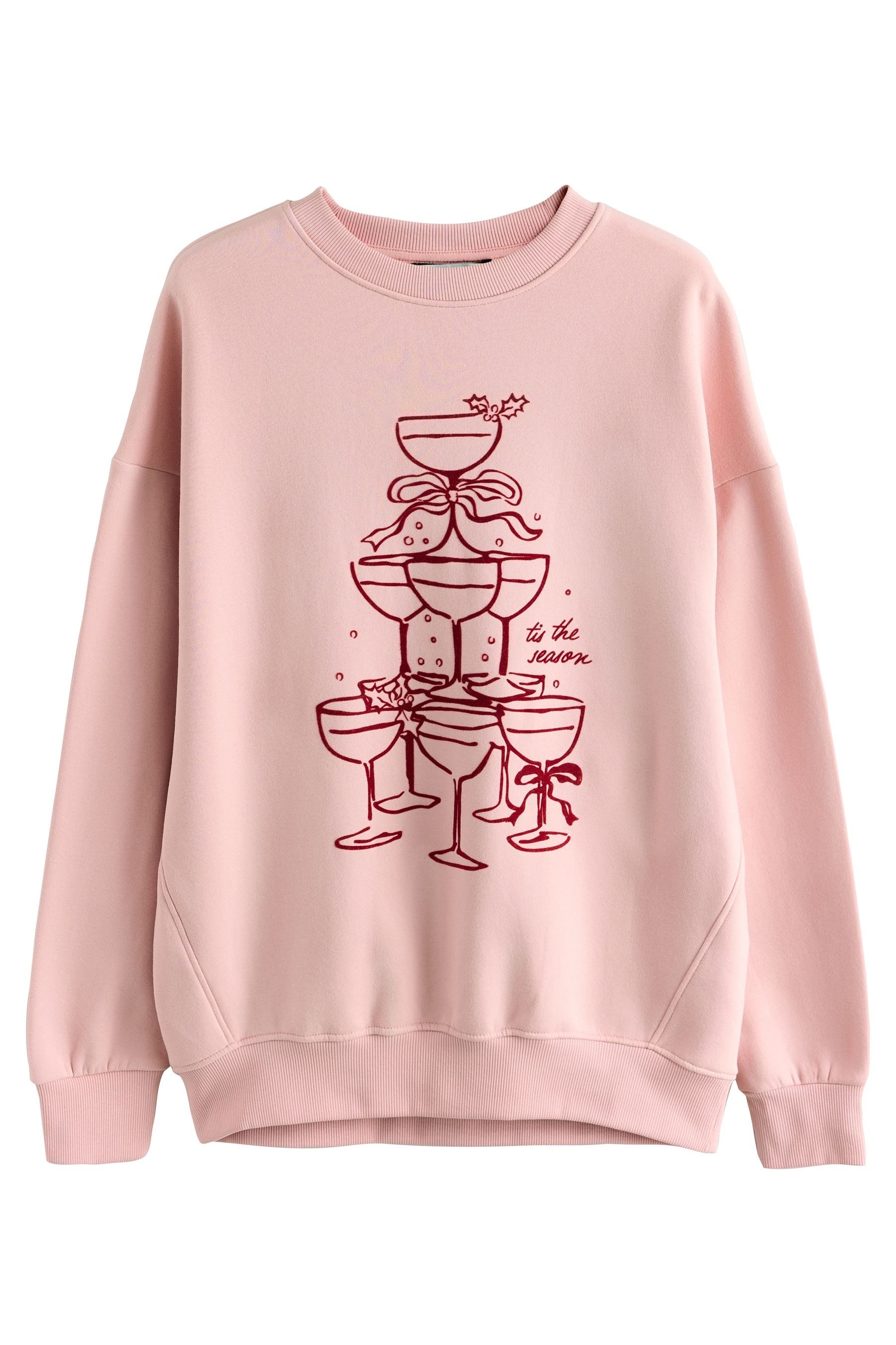 Next Sweater Langarm-Sweatshirt, Champagnerbaum (1-tlg) günstig online kaufen