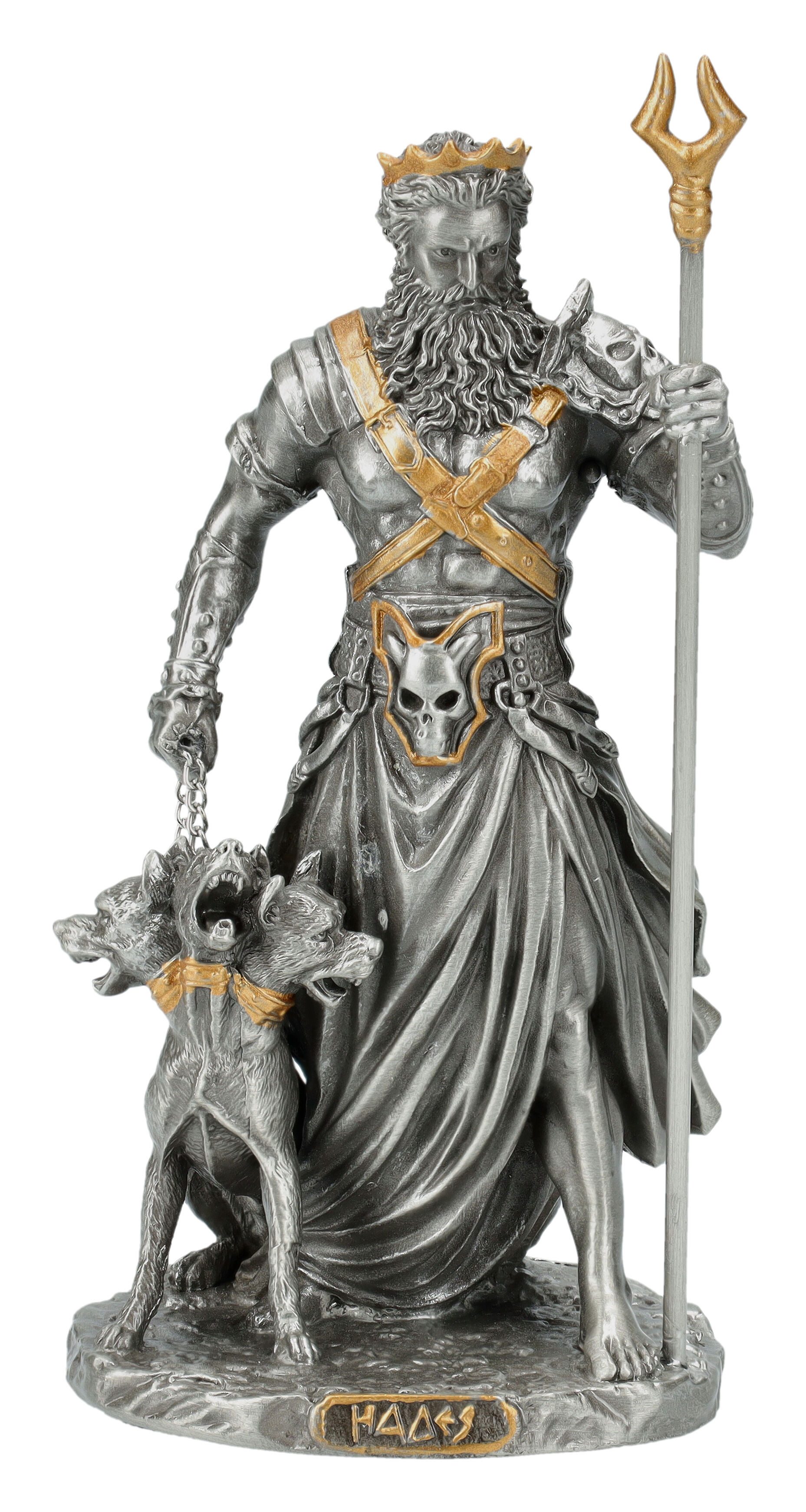 Figuren Shop GmbH Dekofigur Zinnfigur - Hades Gott der Unterwelt - Veronese - Götterfiguren Deko