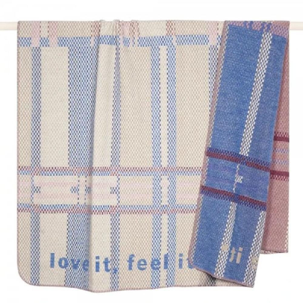 Wohndecke Decke Tartan Karomuster Beige (150x200cm), PAD