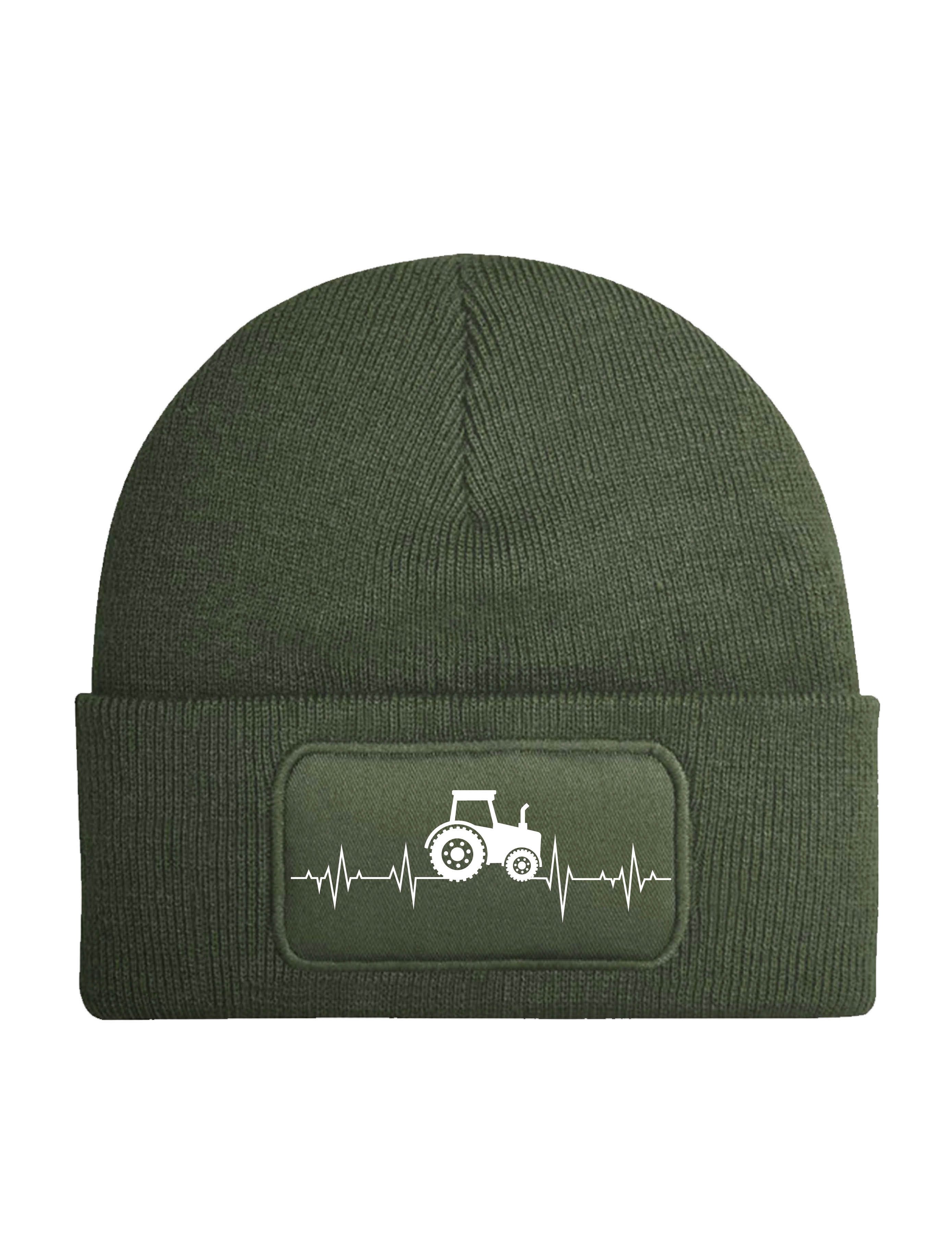 Youth Designz Beanie Heartbeat Traktor Unisex Beanie Mütze mit trendigem Mo günstig online kaufen