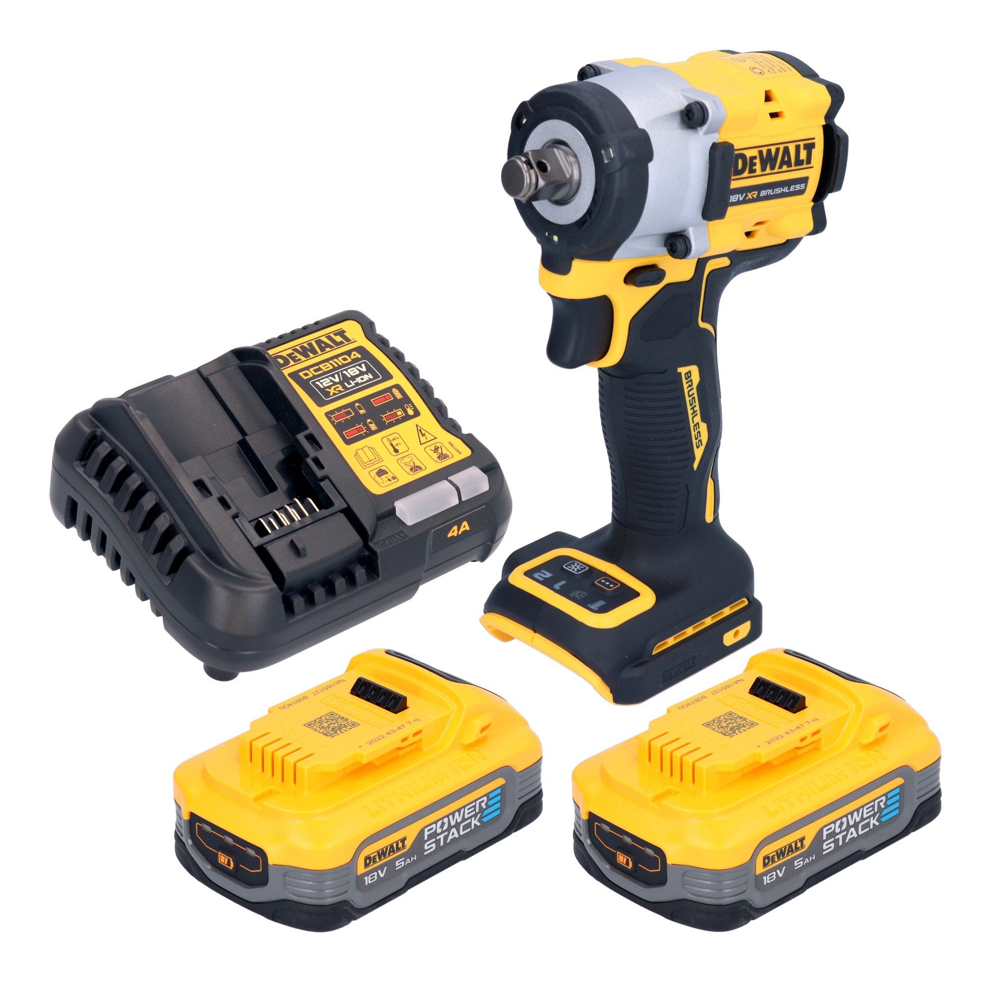 DeWalt Akku-Schlagschrauber DCF 921 H2 Akku Schlagschrauber 18 V 400 Nm 1/2" Brushless + 2x