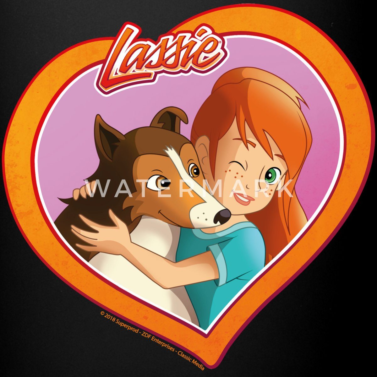 Spreadshirt Tasse Lassie Ein Herz Und Eine Seele Tasse Einfarbig, Keramik