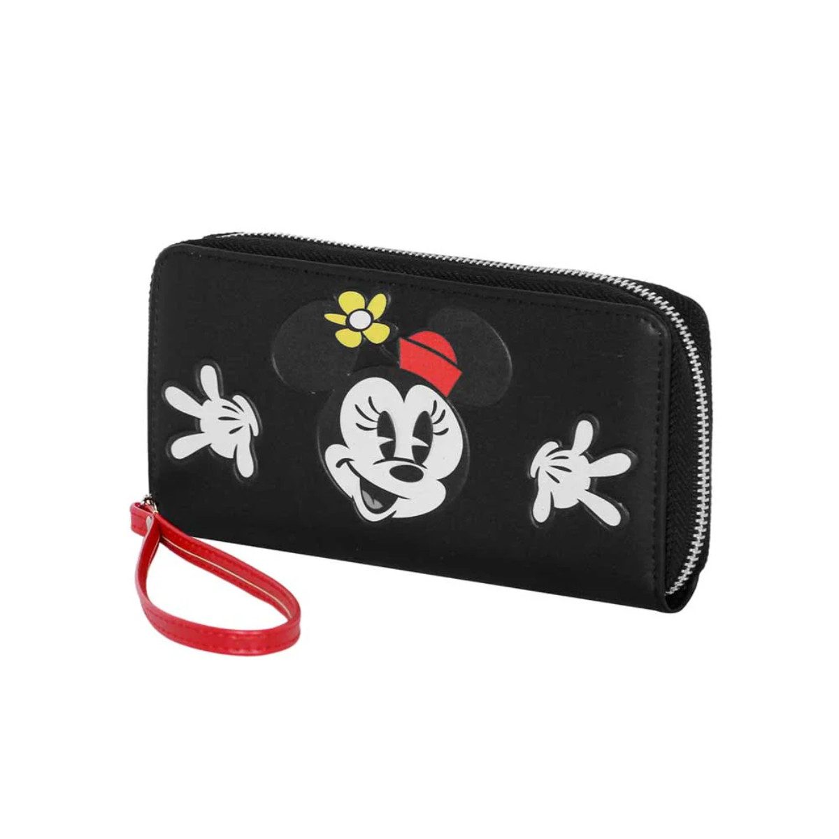 Disney Minnie Mouse Geldbörse Face Wallet mehrfarbig Kartenetui und Geldbörse mit vielen Fächern (1-tlg)
