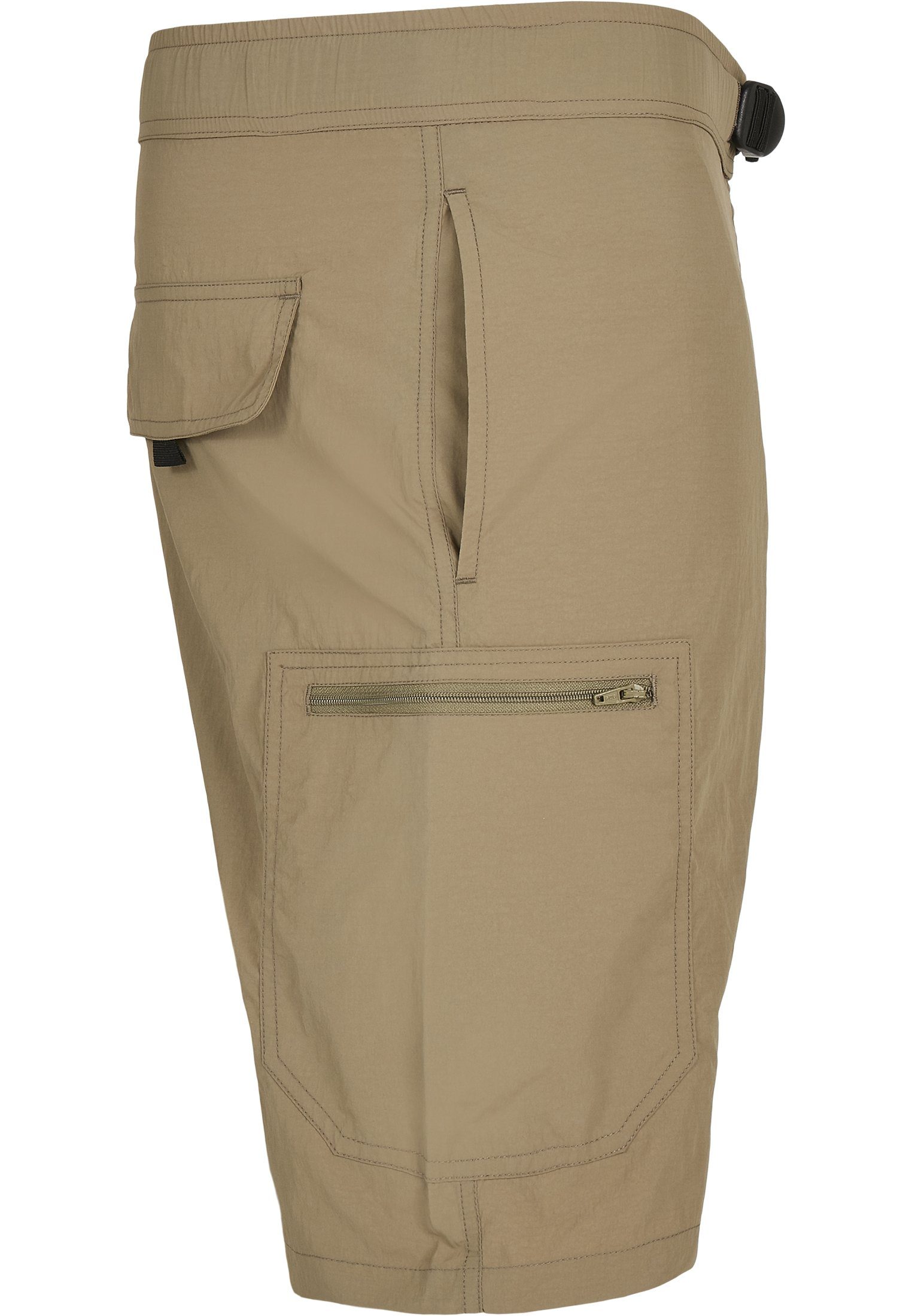 Adjustable Nylon (1-tlg) Herren khaki Shorts URBAN Cargohose CLASSICS