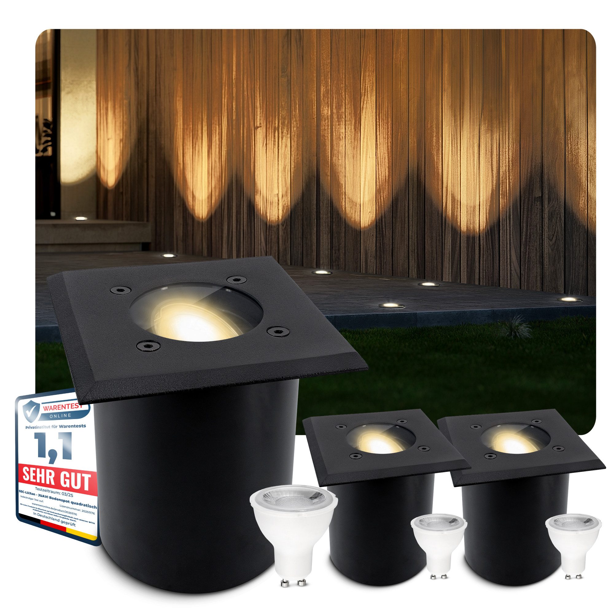 SSC-LUXon LED Gartenstrahler JUAVI Bodeneinbauleuchte IP67 günstig online kaufen