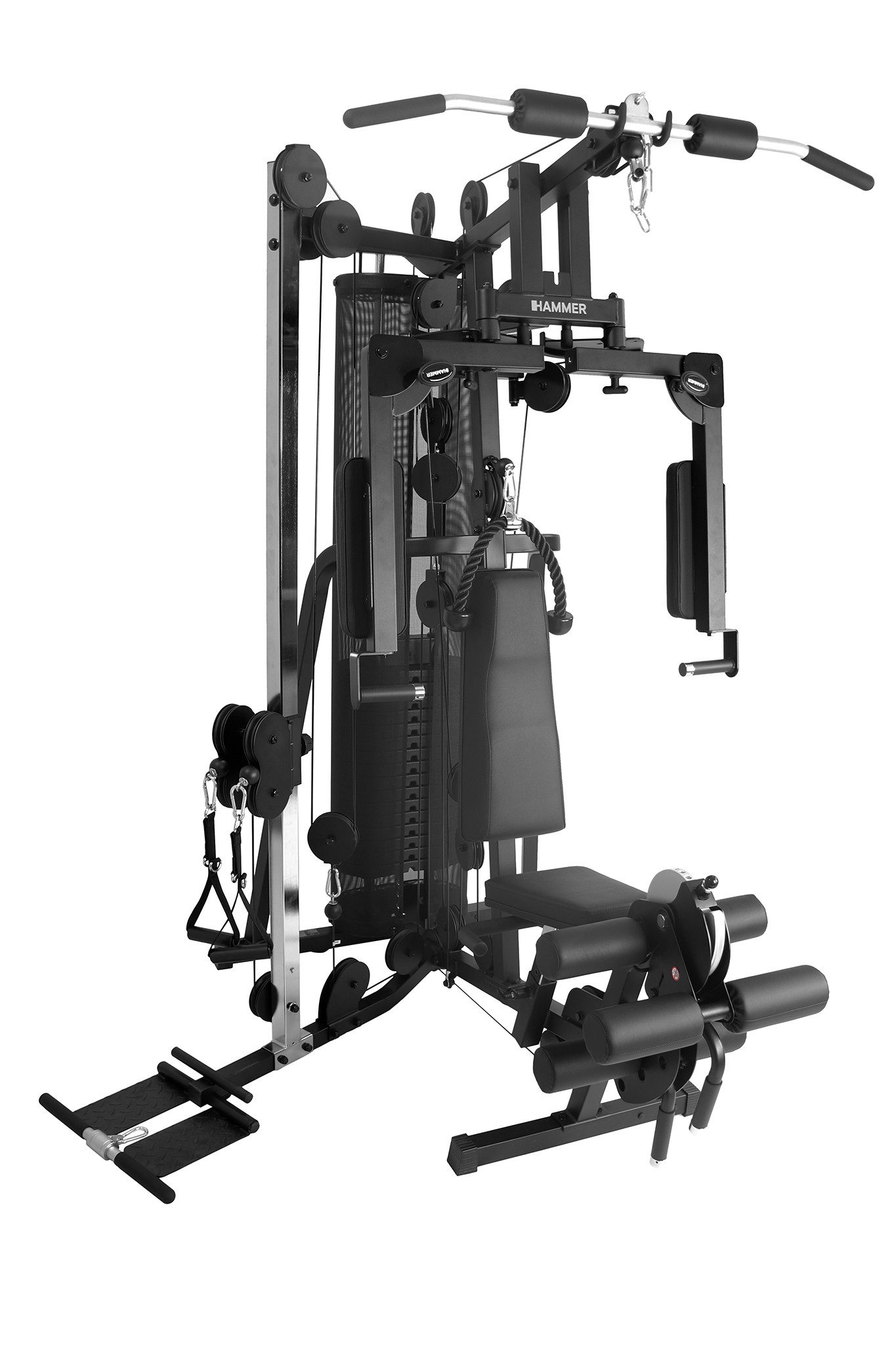 Finnlo by Hammer Kraftstation Autark 2200, 16 Gewichtsblöcke (Seilzug, Butterflystange, Latzug, Ruderfunktion und mehr), max. Benutzergewicht 120 kg, max. Trainingsgewicht 100 kg